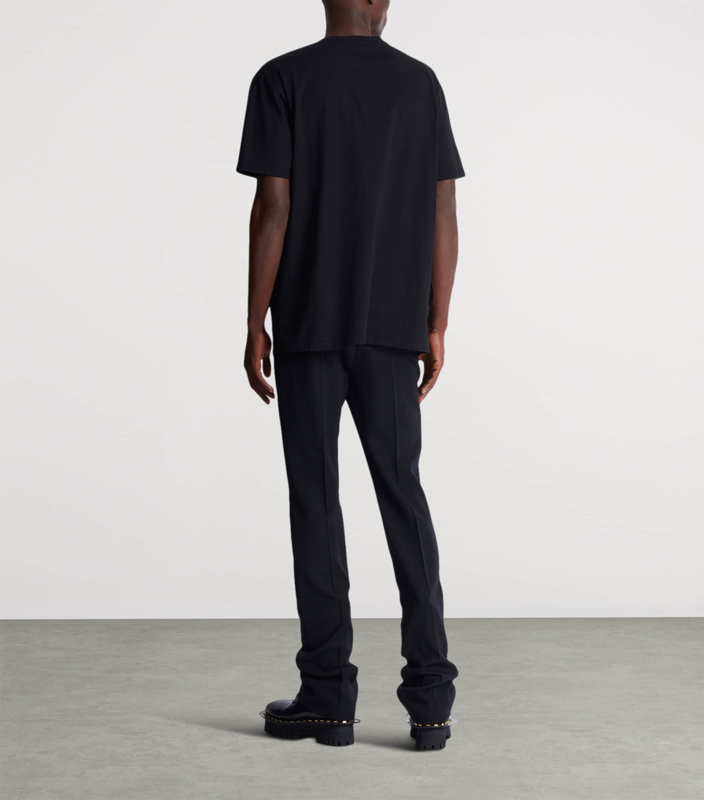 Cotton Logo T-Shirt EAB NOIR/BLANC Image 6