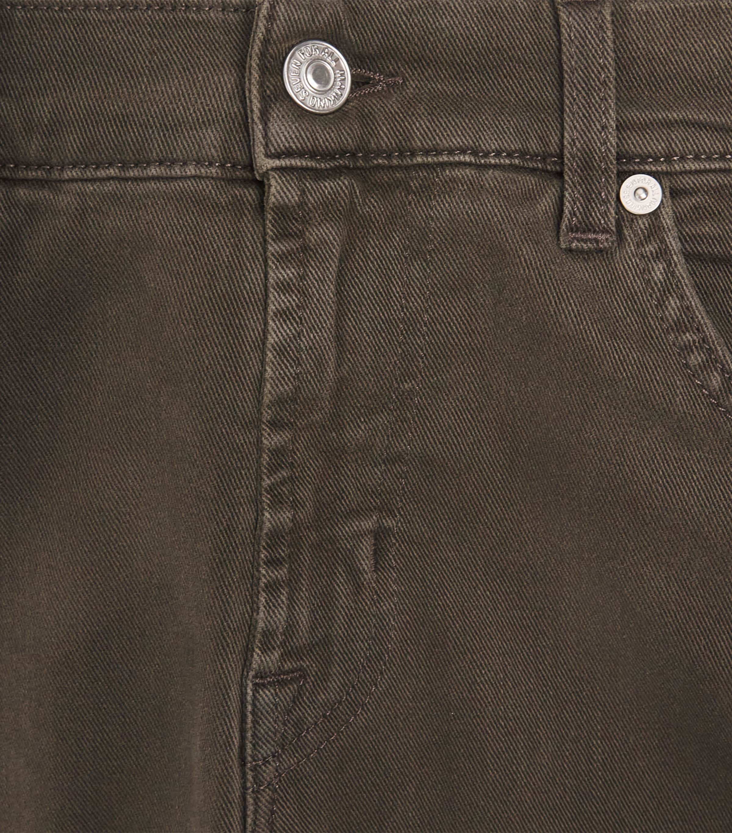 7 For All Mankind Mens The Straight Jeans Green Image 6