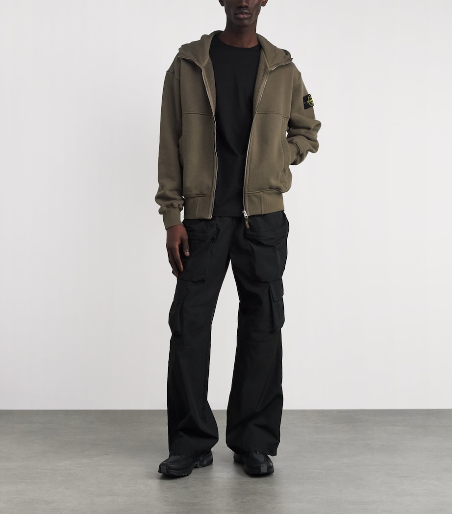 Cotton Compass Logo Hoodie V0054 Image 2