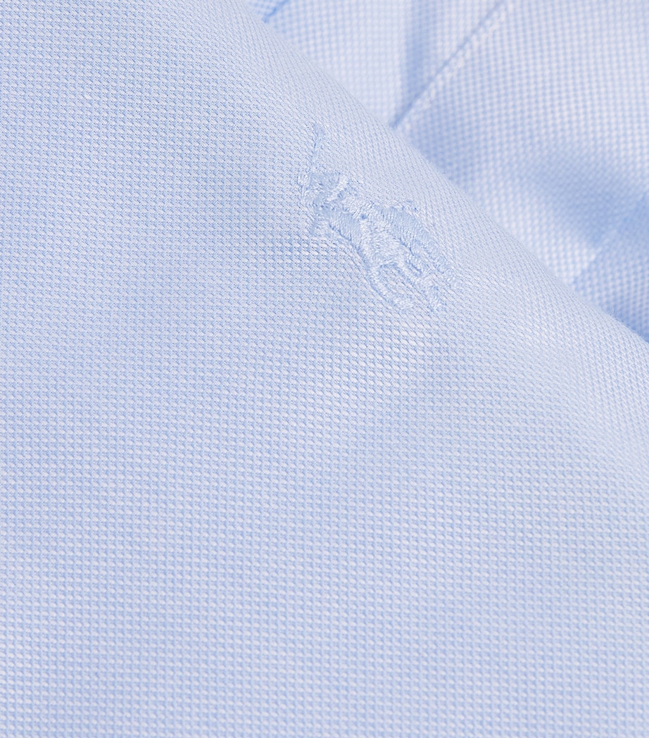 Cotton Oxford Shirt BLUE Image 5