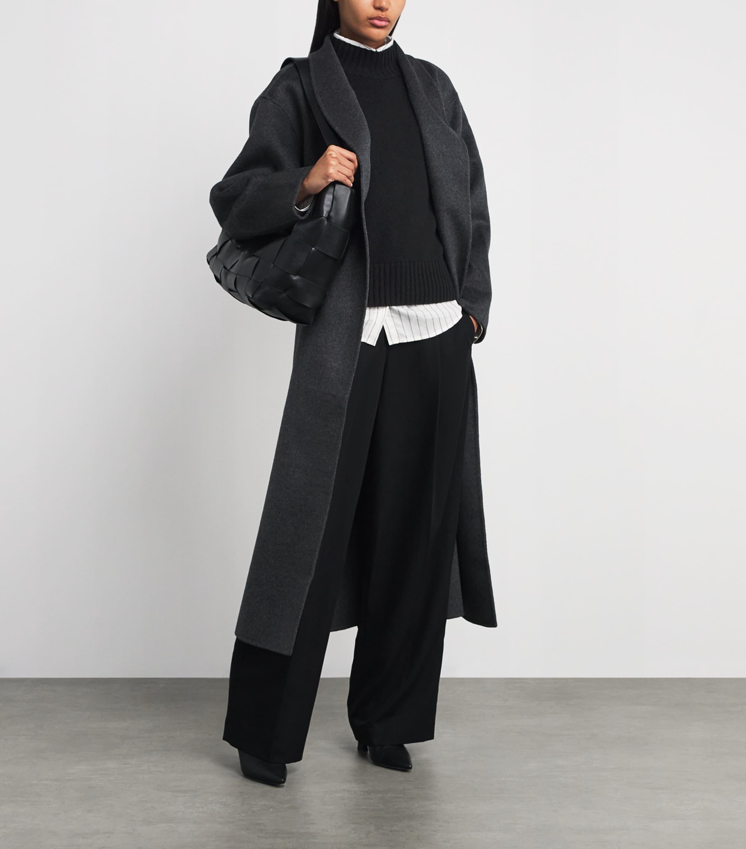 Cashmere Sleeveless Sweater BLACK Image 2