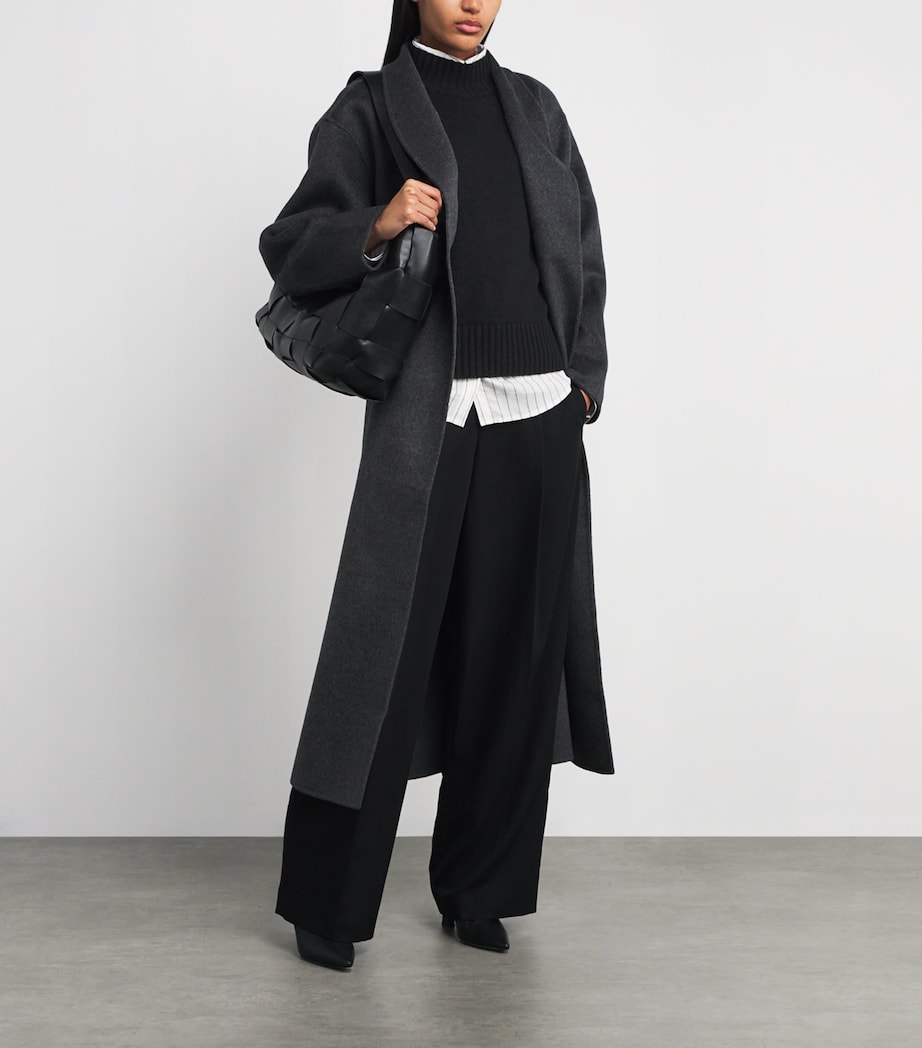 Cashmere Sleeveless Sweater BLACK Image 2