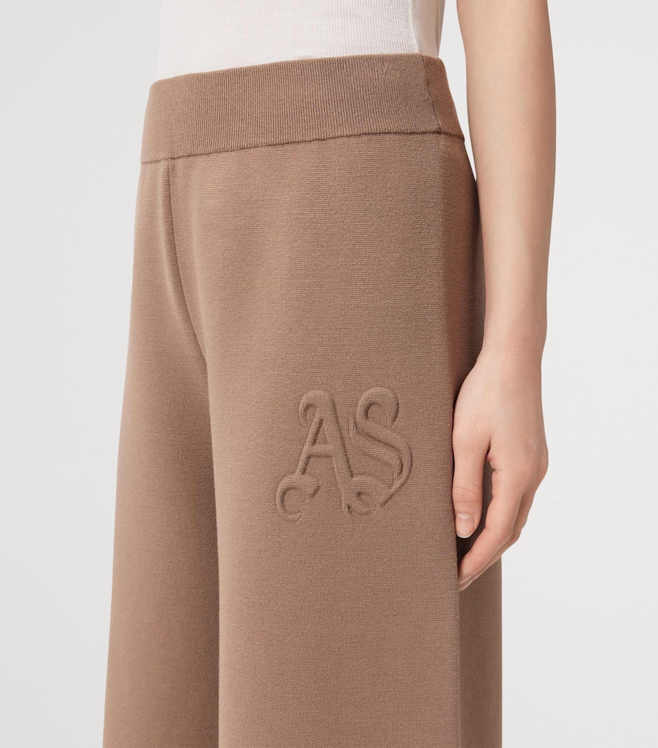 AllSaints Womens Sonny Straight Sweatpants Pine Bark Brown Image 6