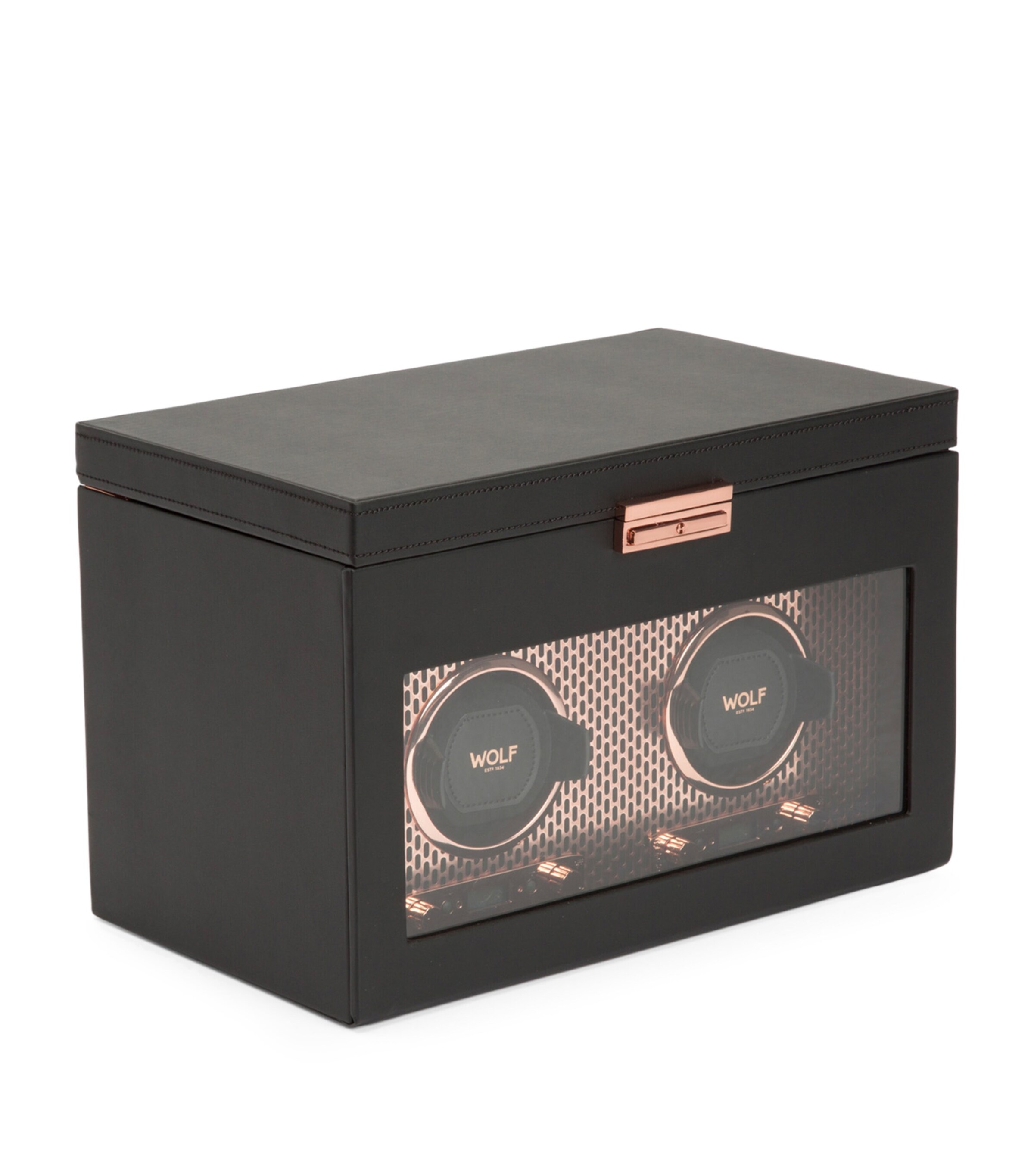 WOLF AXIS Double Watch Winder with Storage Image 2