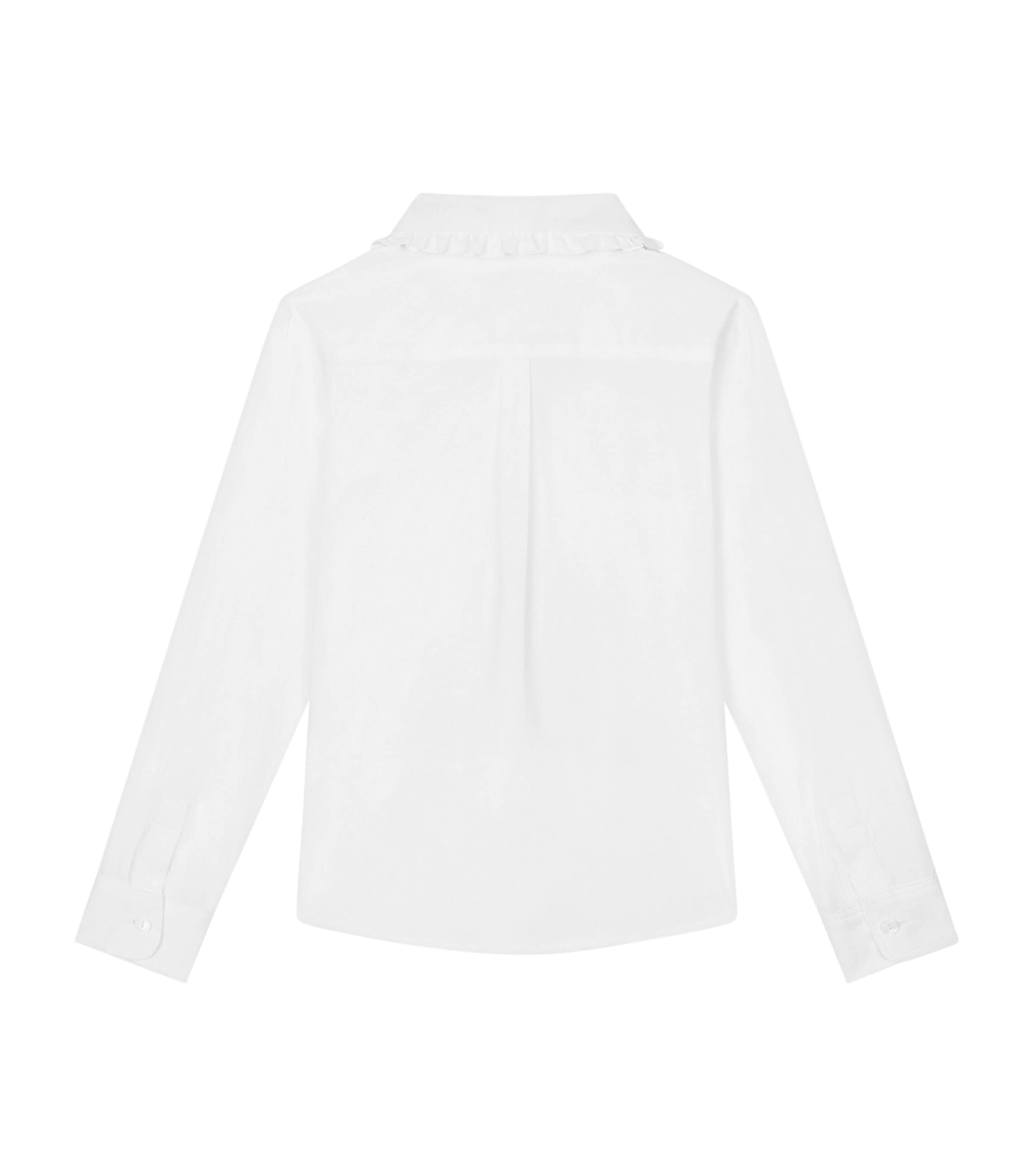 Dolce&Gabbana Kids Cotton Embroidered Shirt (2-6 Years) Optical W Image 2