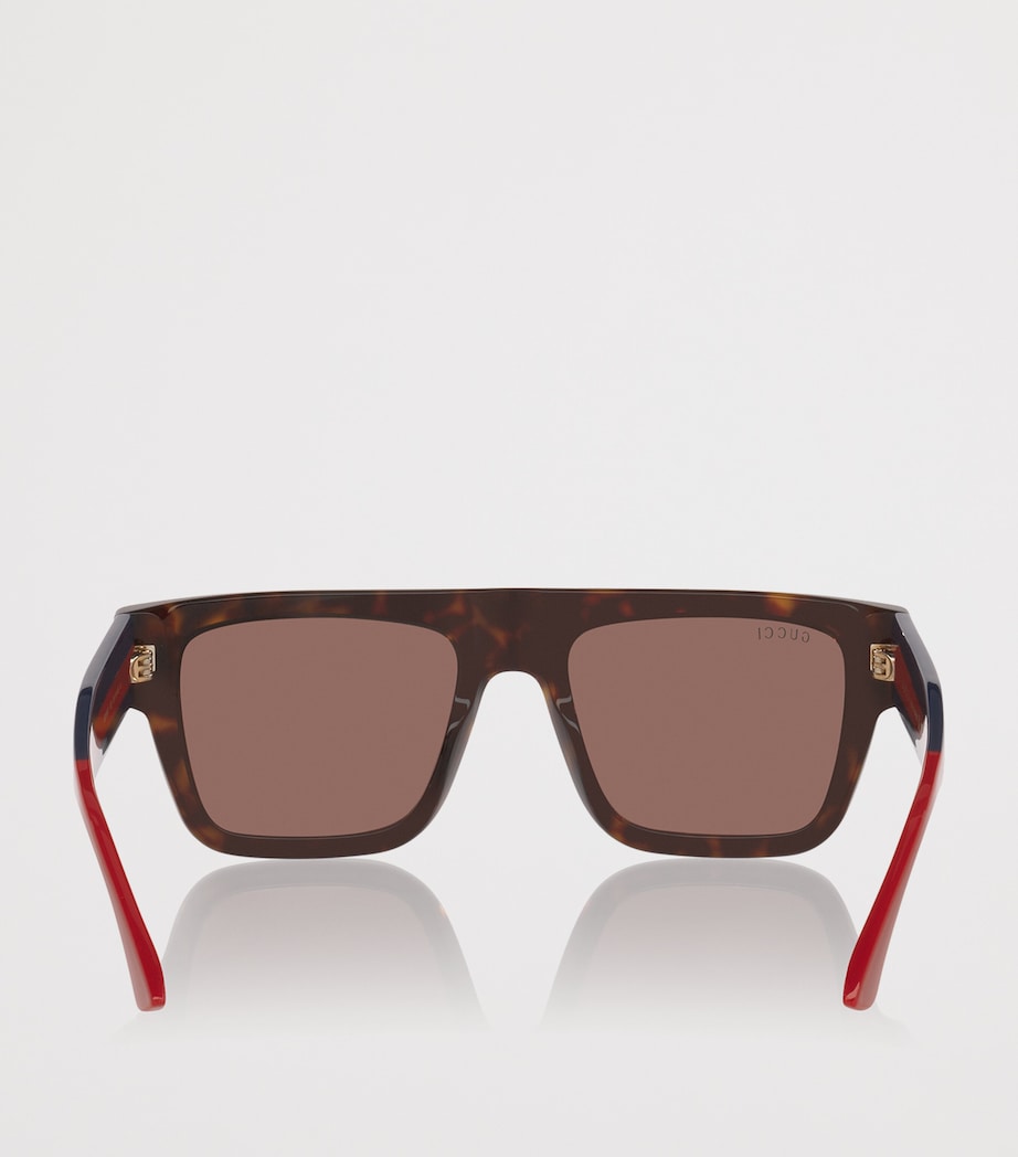 Acetate Rectangle Sunglasses 4402D1 Image 4
