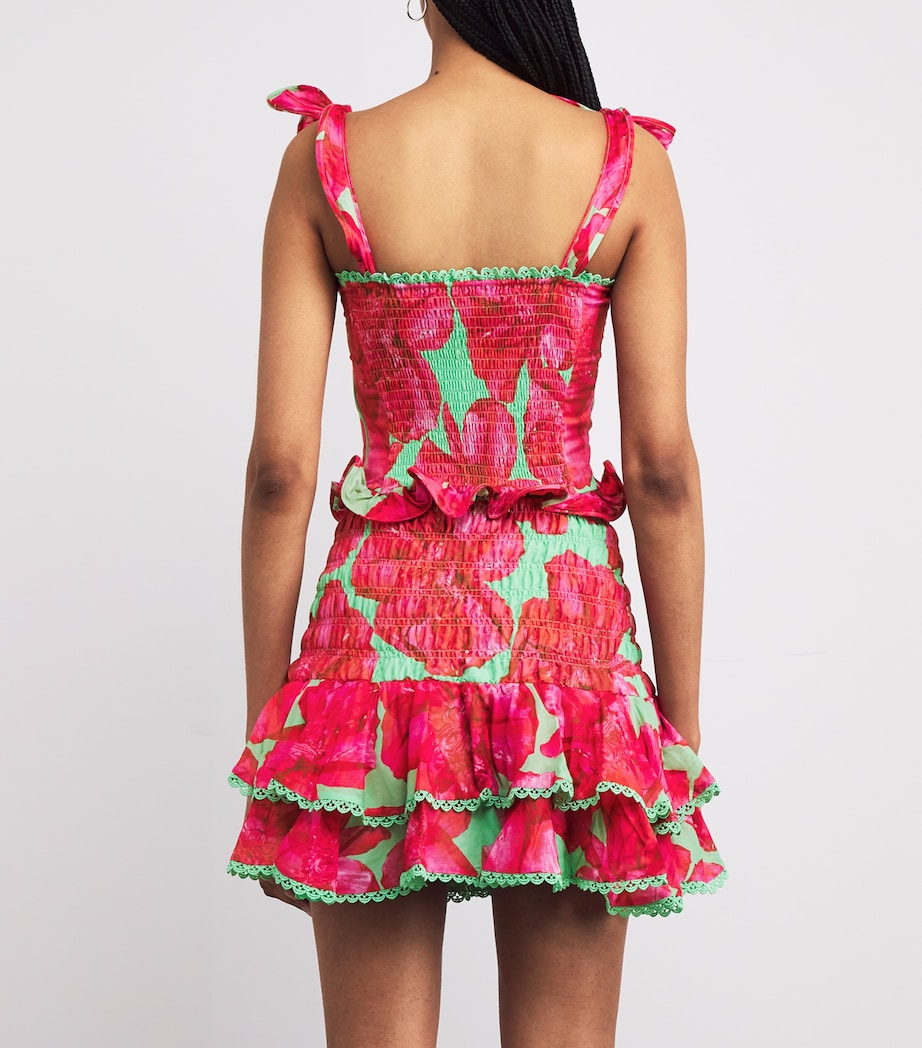 Floral Dessine Top GREEN BLOSSOM Image 4