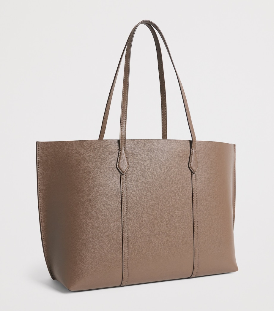 Leather Perry Tote Bag WILD MUSHROOM Image 3