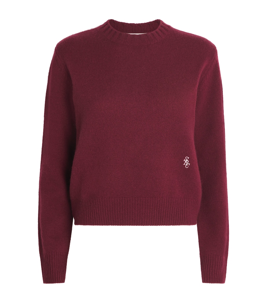 Cashmere-Wool SRC Sweater 27 MERLOT Image 1