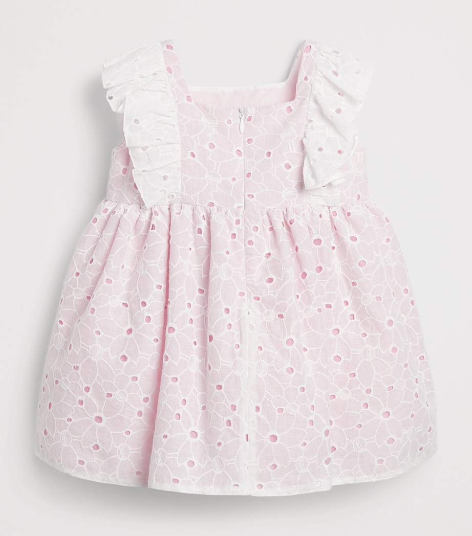Bimbalo Cotton Bow-Detail Dress (3-24 Months) Glilillac Image 2