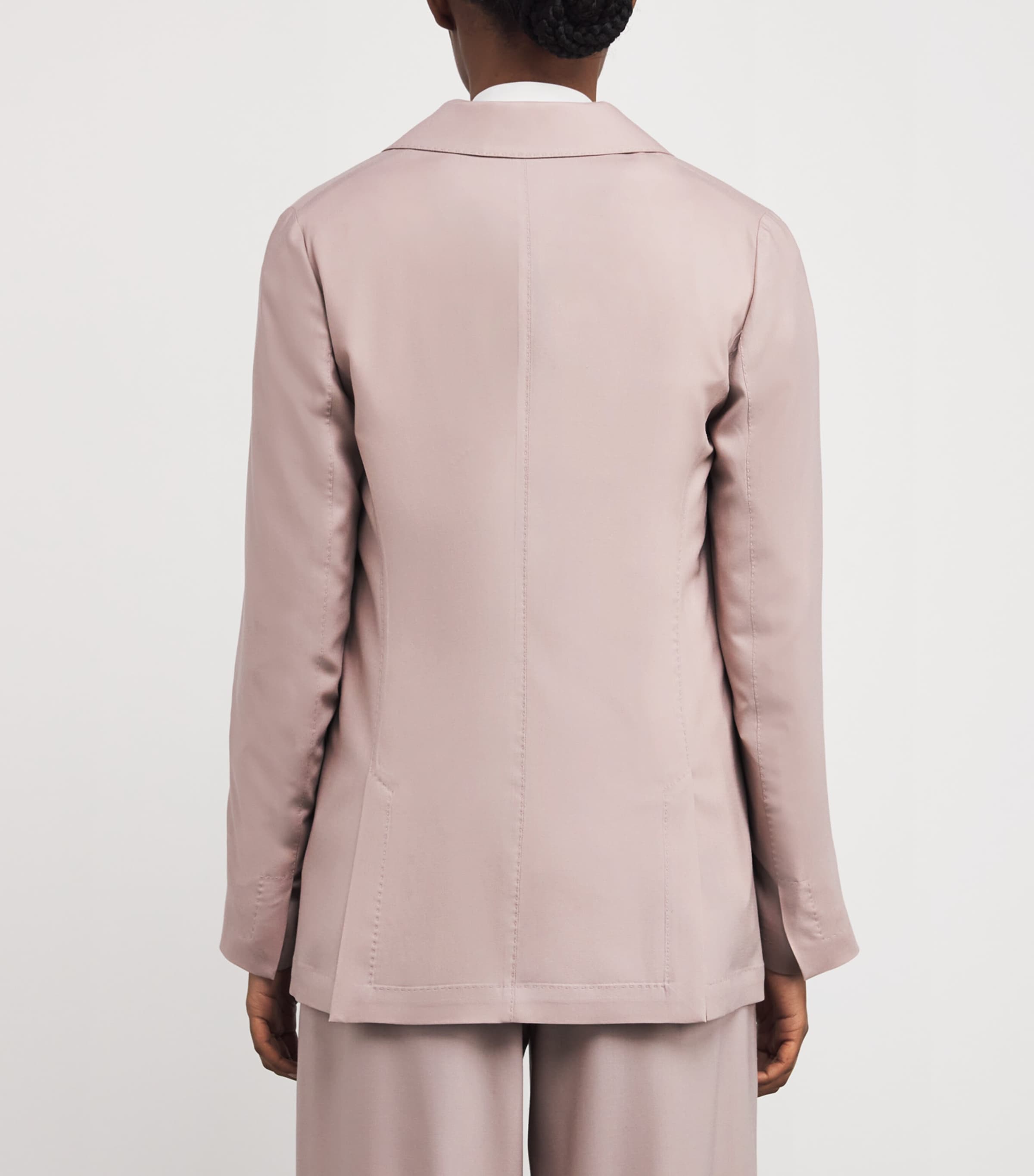 Colombo Womens Worsted Cashmere Blazer Image 3