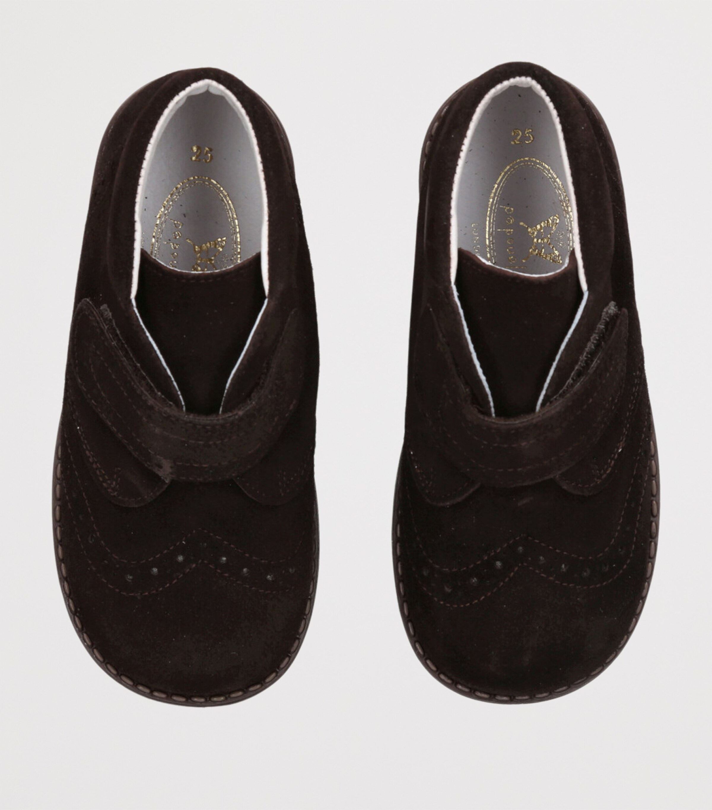 papouelli Suede Jimmy Boots Brown Image 4