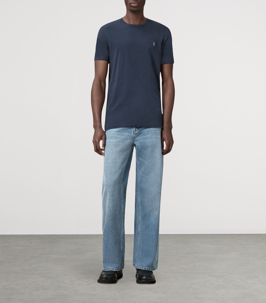 Organic Cotton Tonic T-Shirt NAVY BLUE Image 2