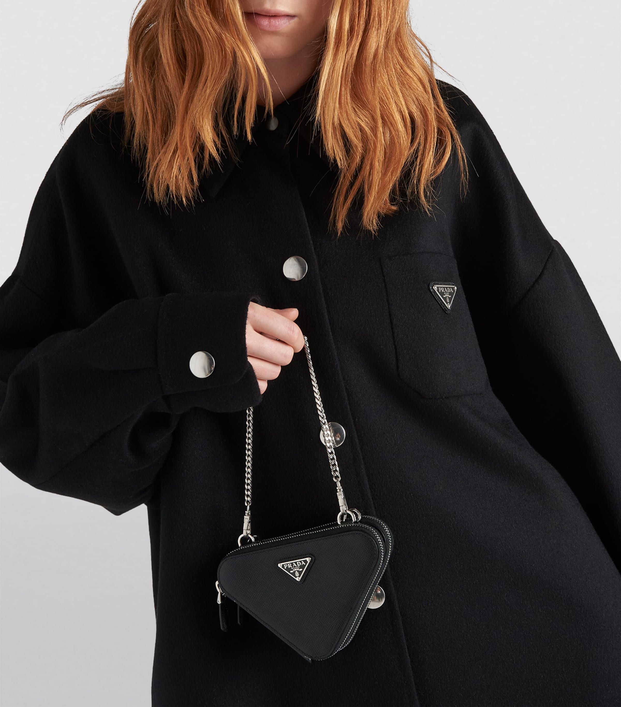 Mini Saffiano Leather Cross-Body Bag F0002 Image 5