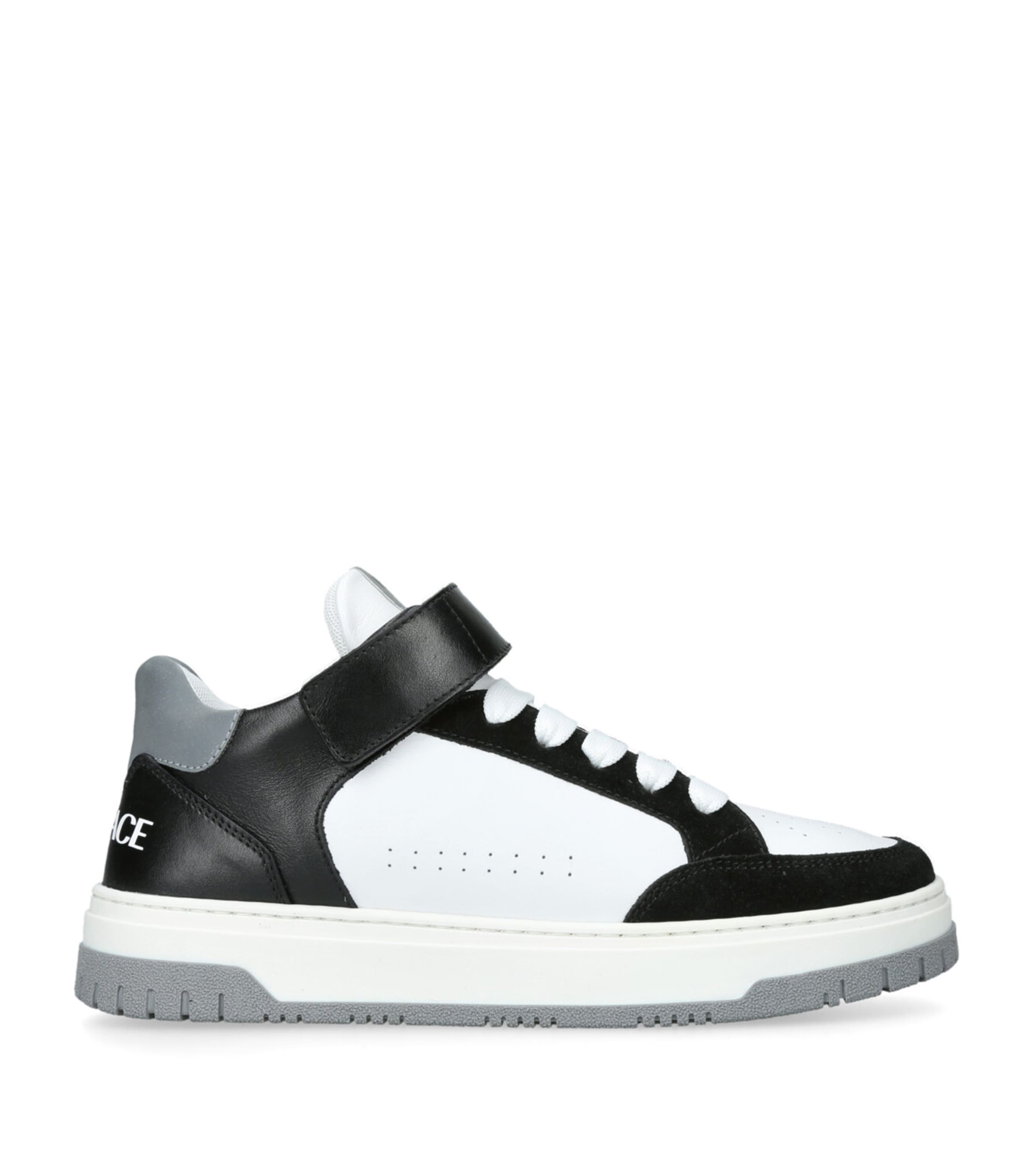 VERSACE LEATHER SNEAKERS 