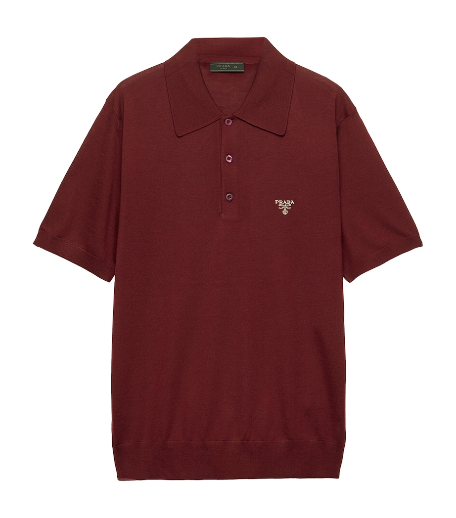 Superfine Wool Polo Shirt F0399 Image 1