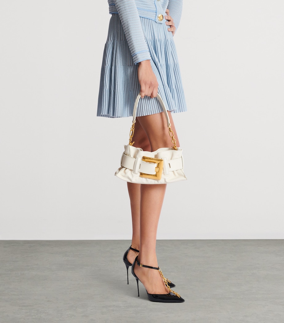 Mini Leather Anthem Shoulder Bag 0DA CREME Image 4