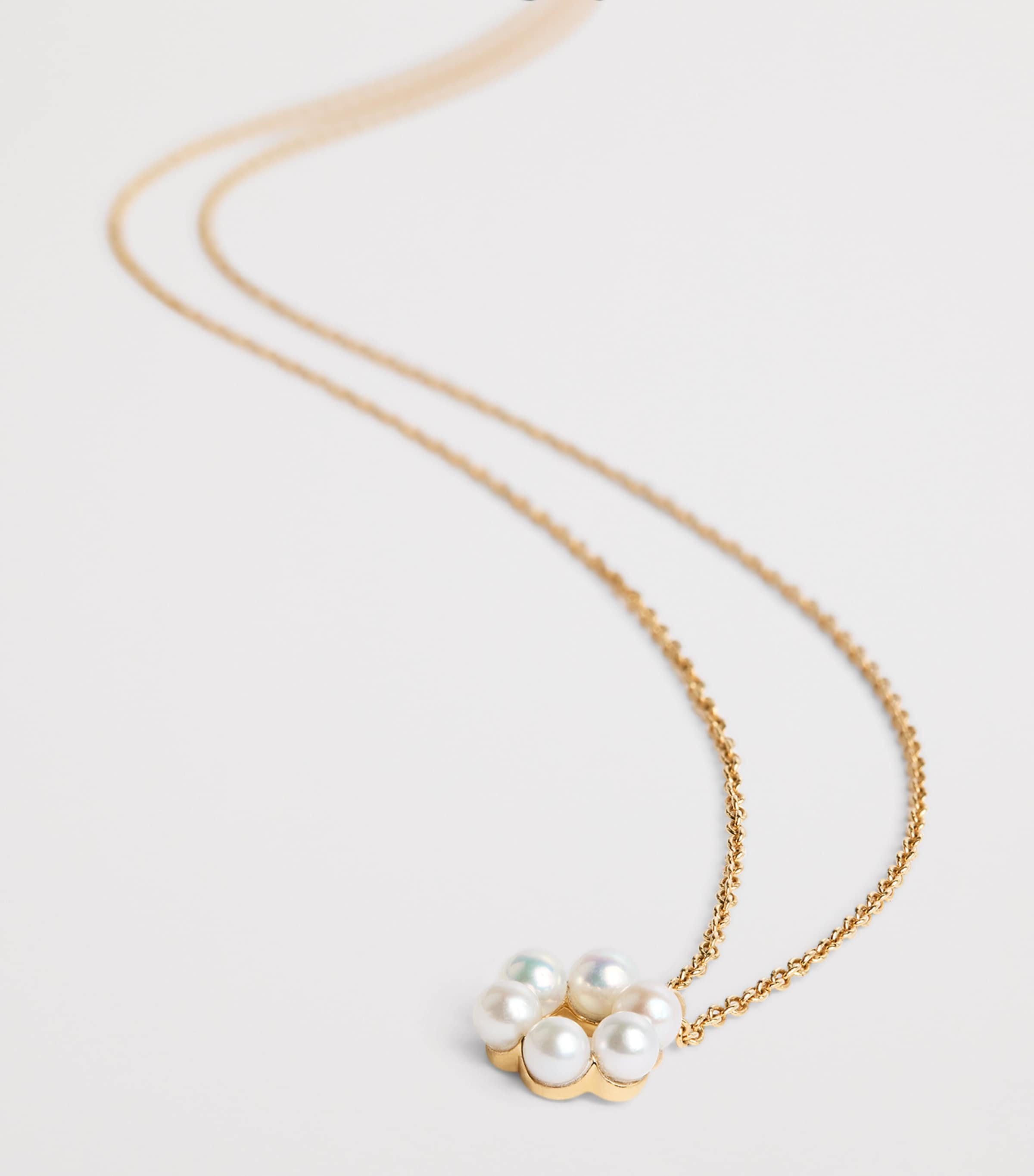 Yellow Gold and Pearl Starry Night Luna Perle Necklace YELLOW GOLD Image 4