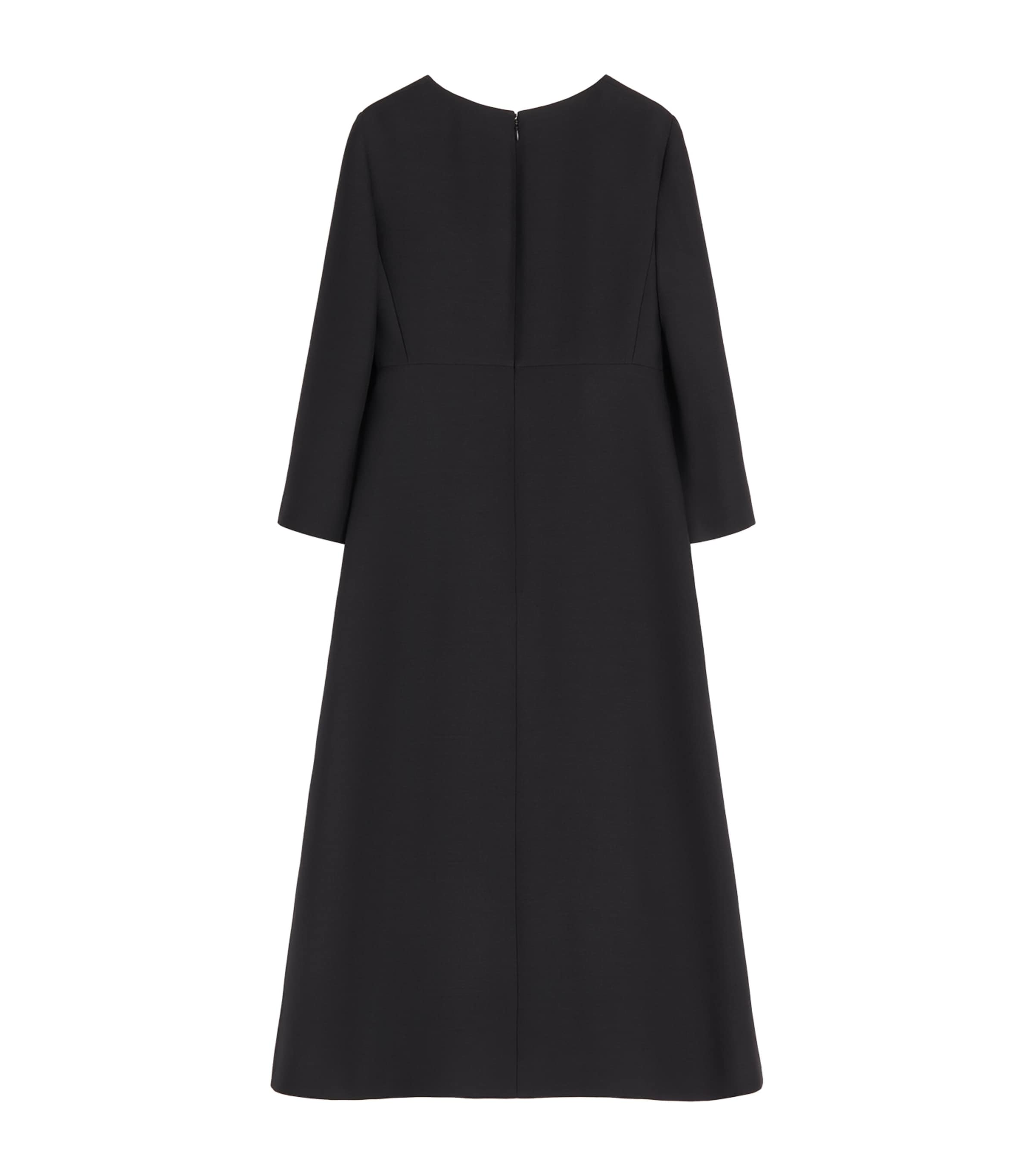 Wool-Silk Maxi Dress NUD Image 2