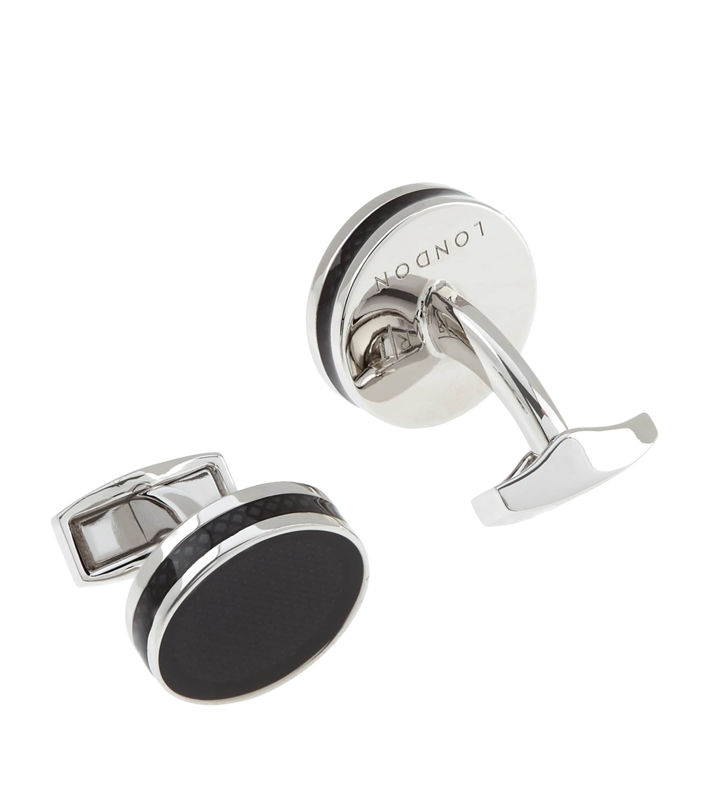Tablet Ice Cufflinks BLACK Image 7