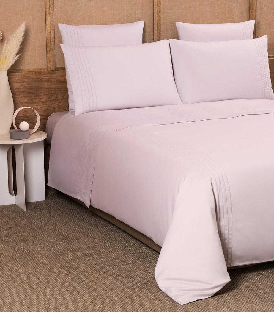 Cotton Lush Ajour Oxford Pillowcase Set (51cm x 71cm) 3422 - SAKURA PINK Image 3