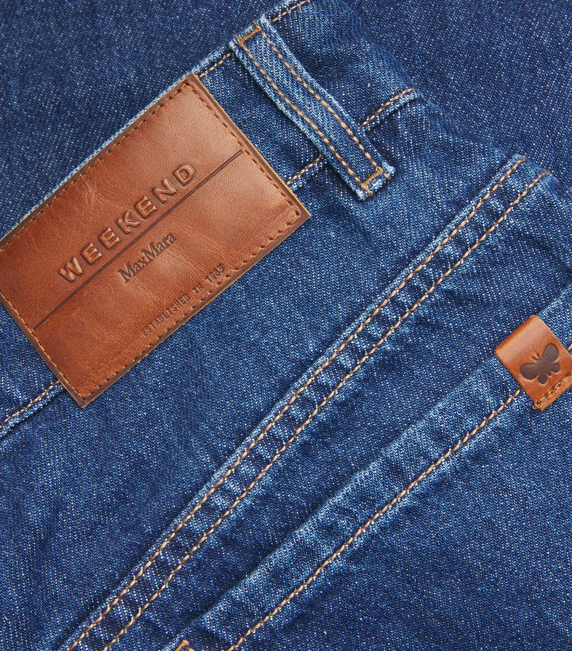 Wide-Leg High-Rise Jeans NAVY Image 5