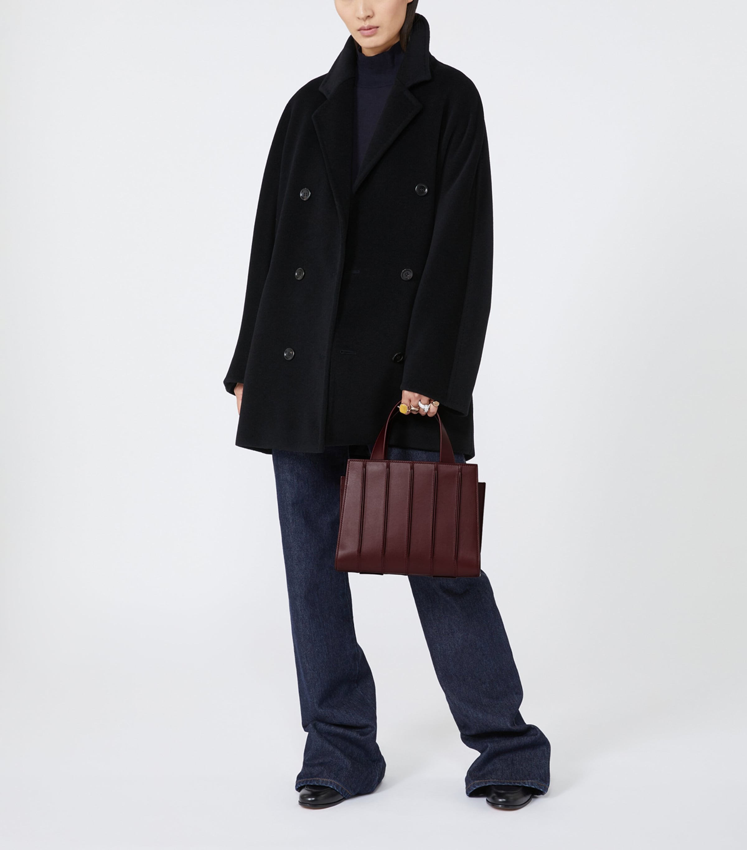 Max Mara Medium Quilted Whitney Top-Handle Bag Red Image 2
