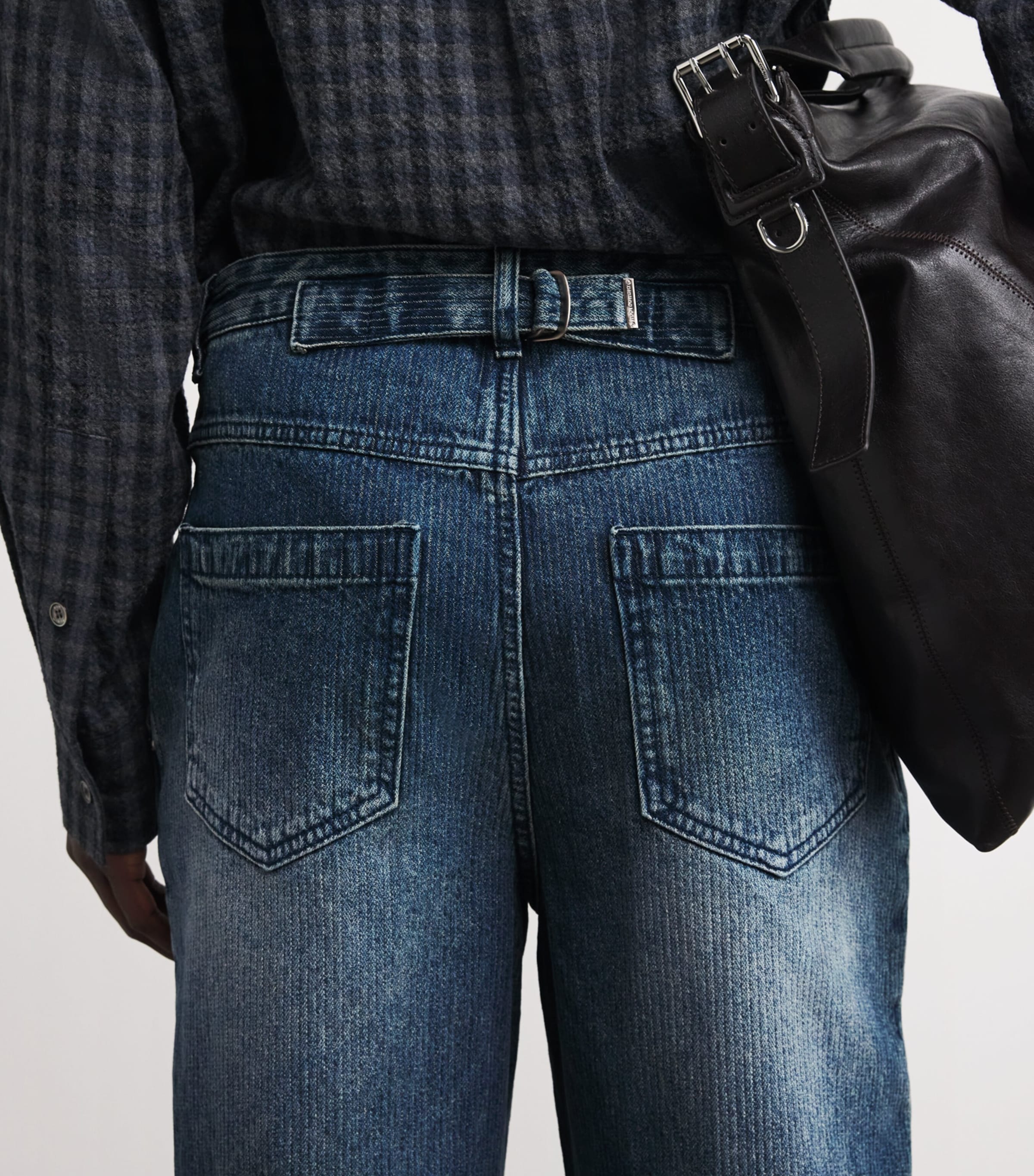 Wide-Leg Jeans BLUE Image 6