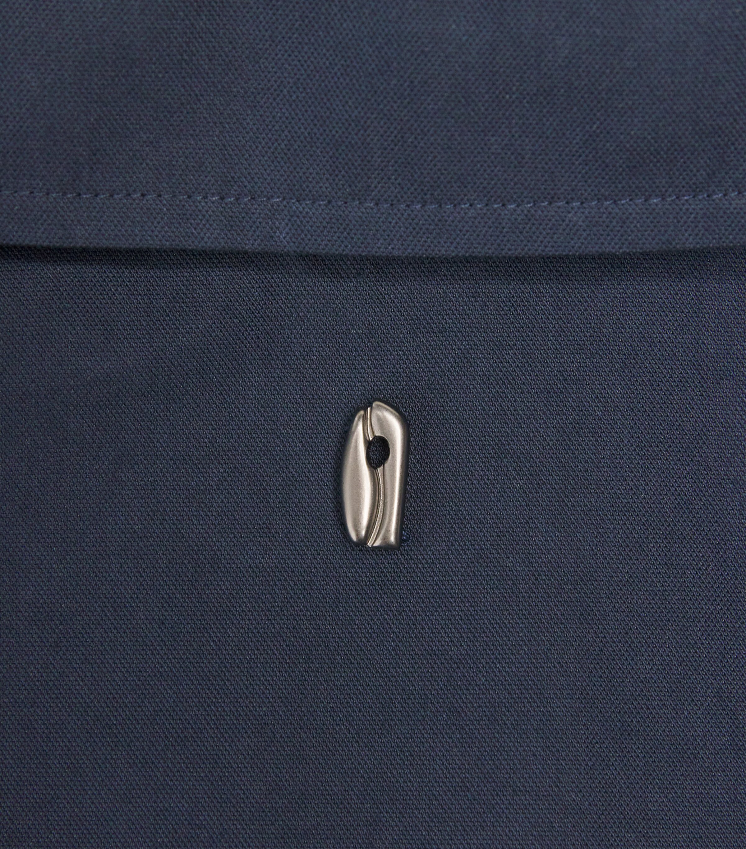 Le 17 Septembre Mens Cotton-Blend Double-Layered Shirt Navy Image 5