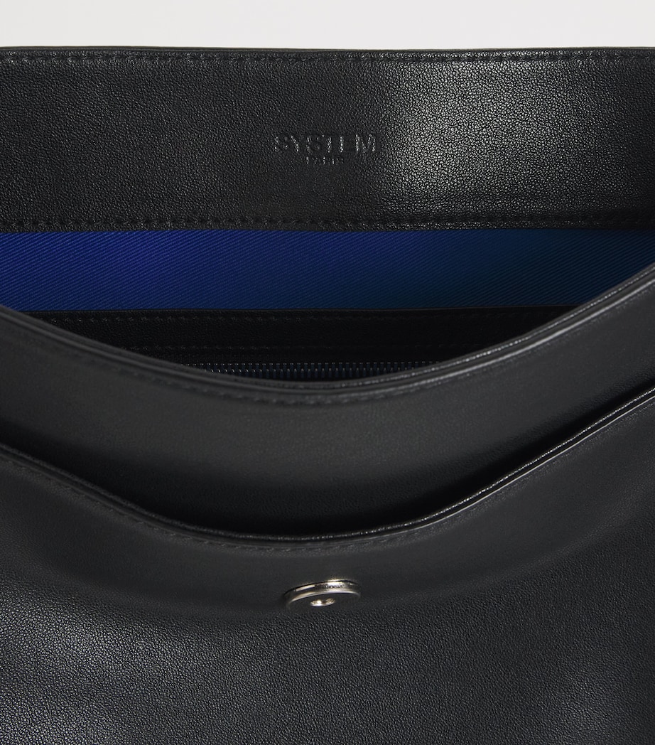 System Leather Cross-Body Bag Black Image 5