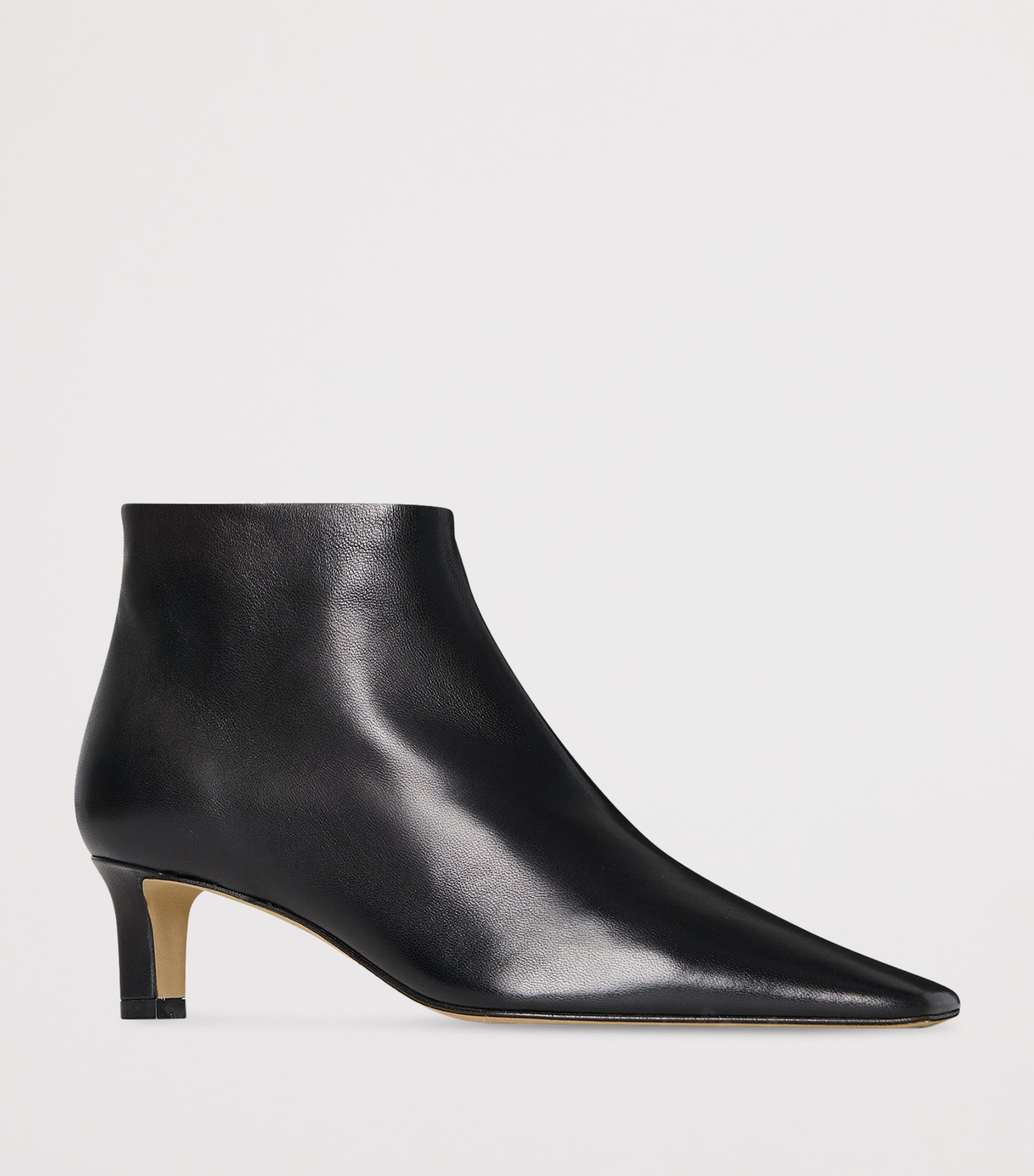 Carla Leather Ankle Boots 45 BLACK Image 3
