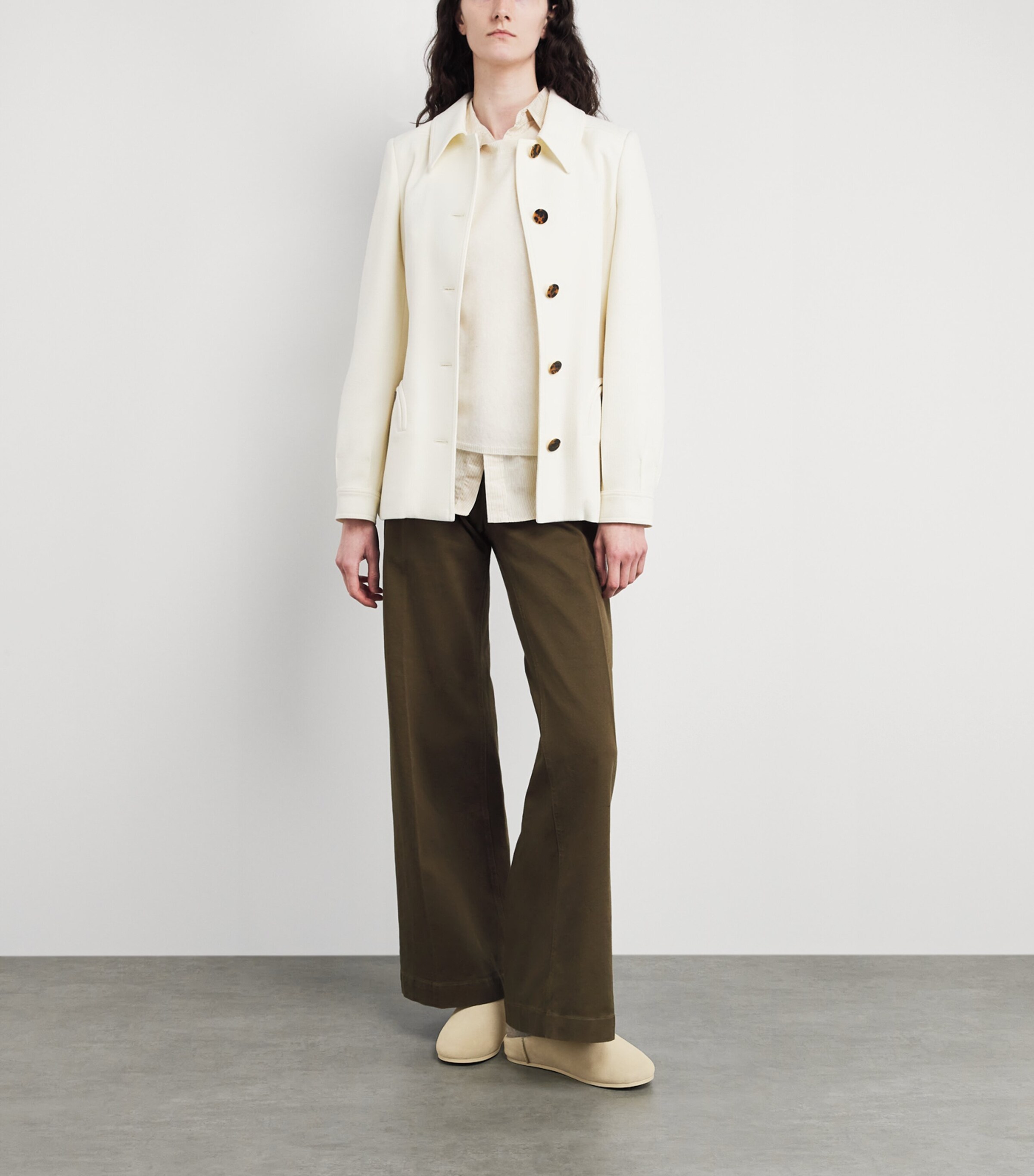 Suede Elea Slippers PALE BUTTERCUP Image 4