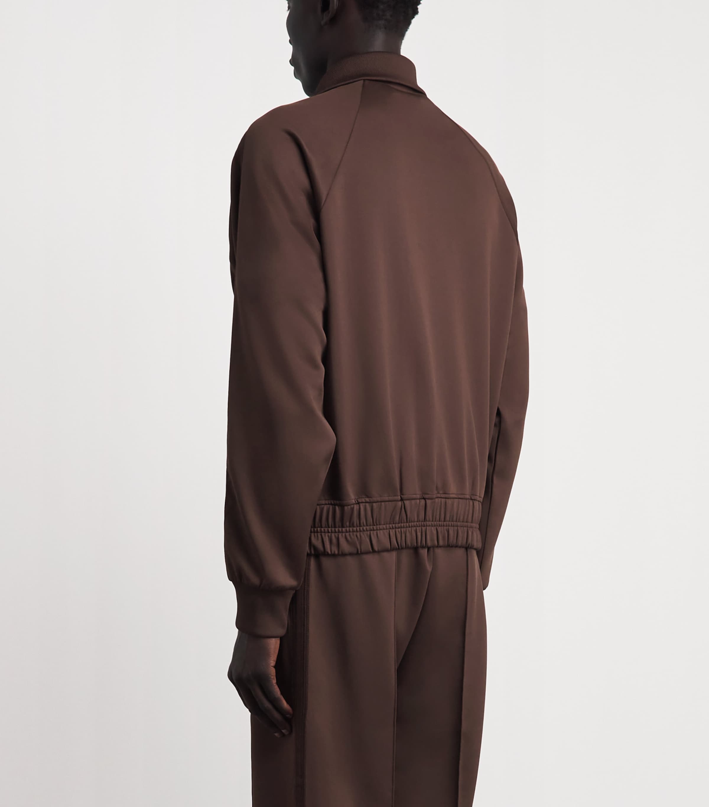 Rhude Mens Madera Track Jacket Chocolate / Image 5