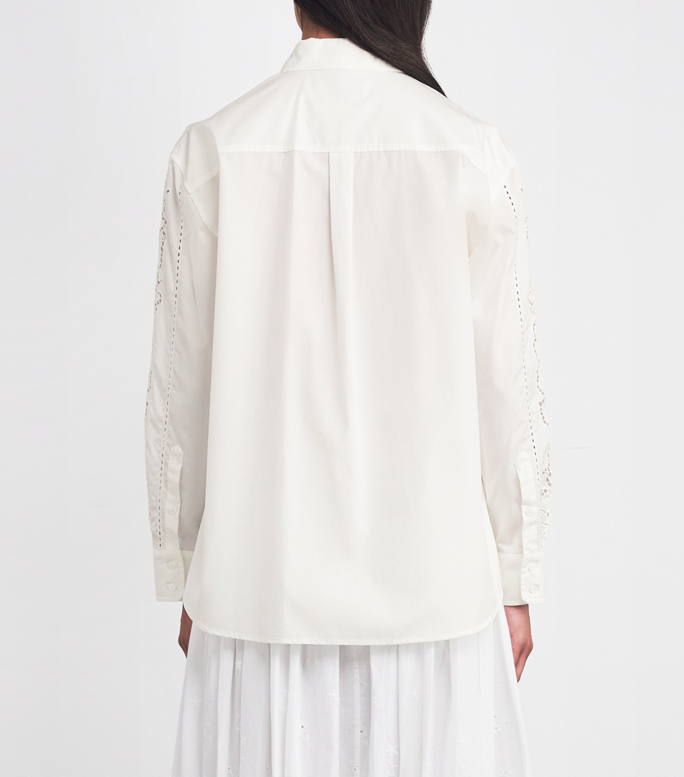 Weekend Max Mara Cotton Broderie Anglaise Shirt | Women Clothing | Tops | Workwear | Designers | Weekend Max Mara Weekend Max Mara Cotton Broderie Anglaise Shirt | Women Clothing | Tops | Workwear | Designers | Weekend Max Mara