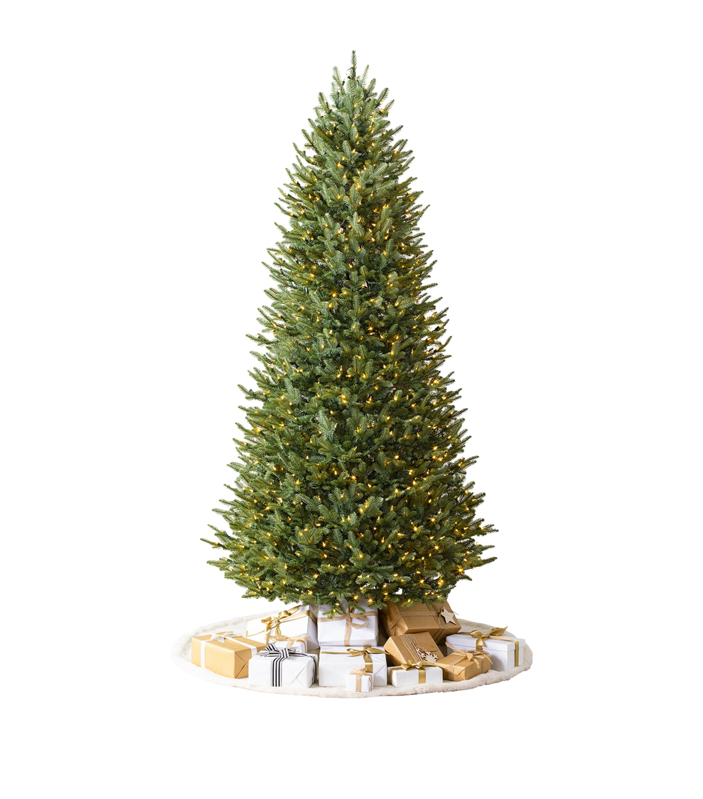 Balsam Hill Bh Balsam Fir Narrow Clear Led Green Tree
