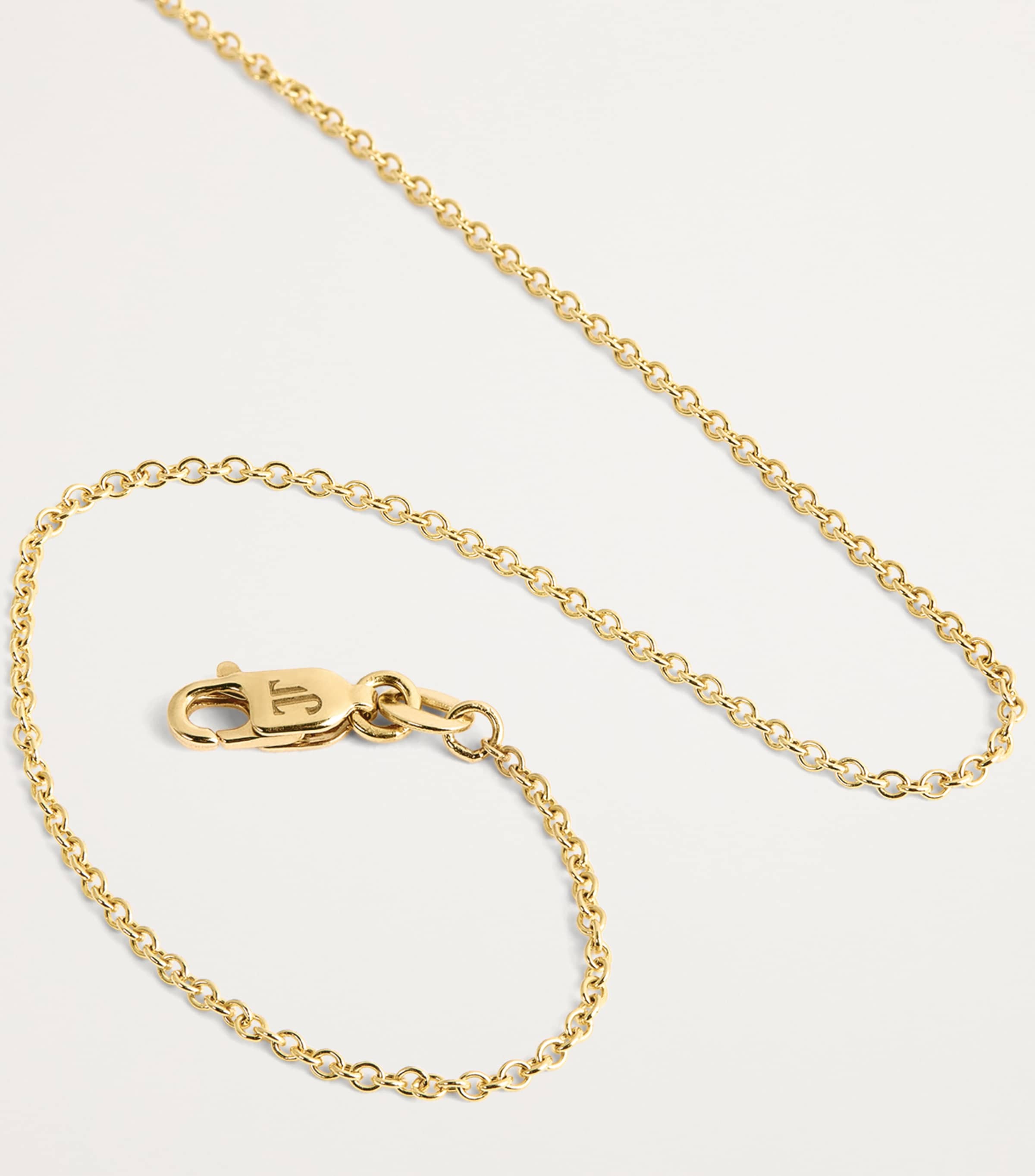 Jade Trau Yellow Gold and Diamond Mini Catherine Key Bracelet Yellow Gold Image 6