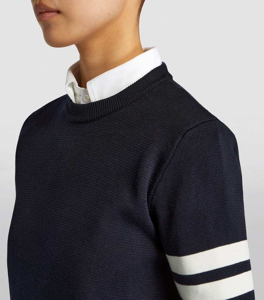 4-Bar Sweater NAVY Image 6