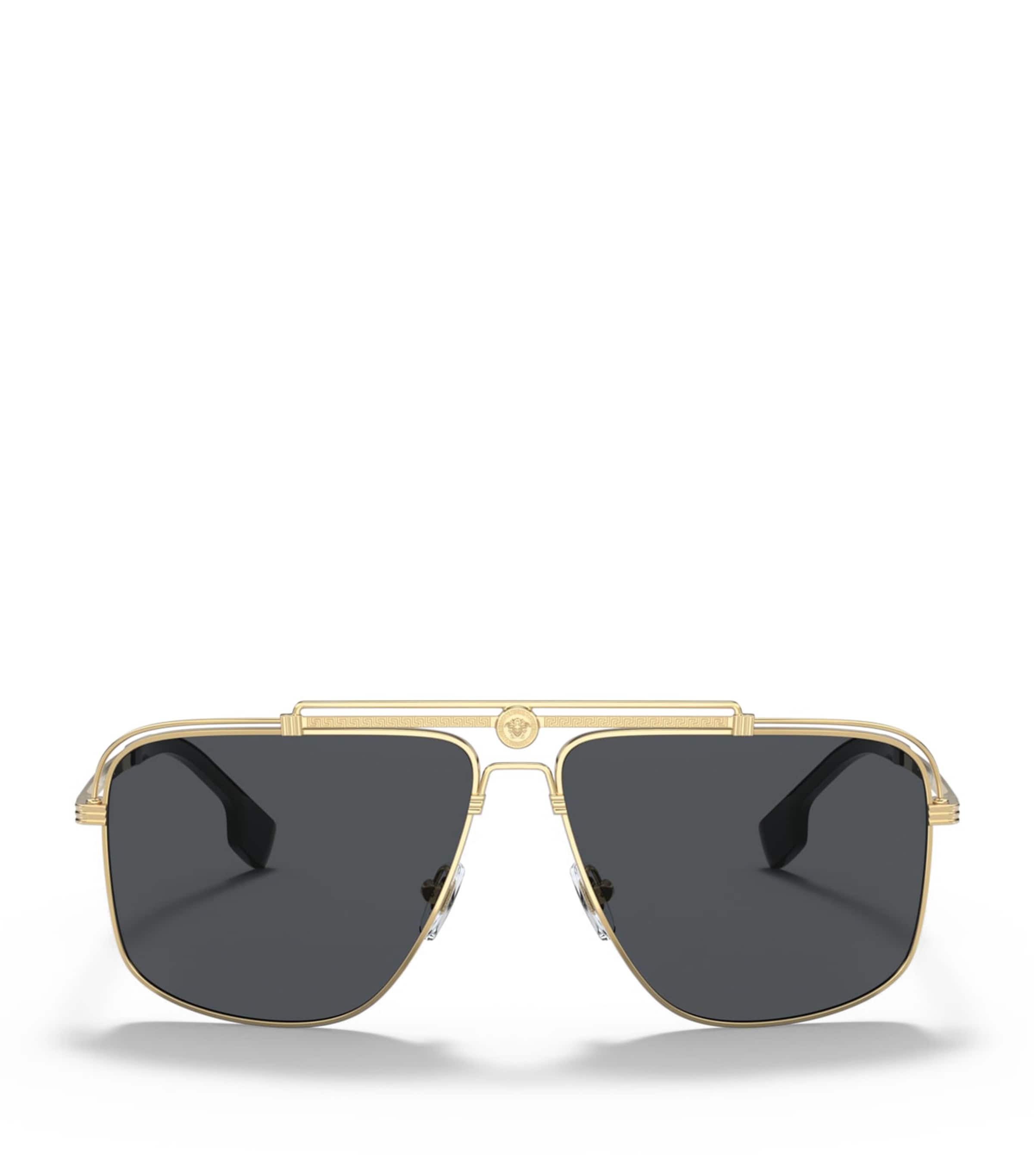 Versace Metal Ve2242 Medusa Sunglasses In Gold
