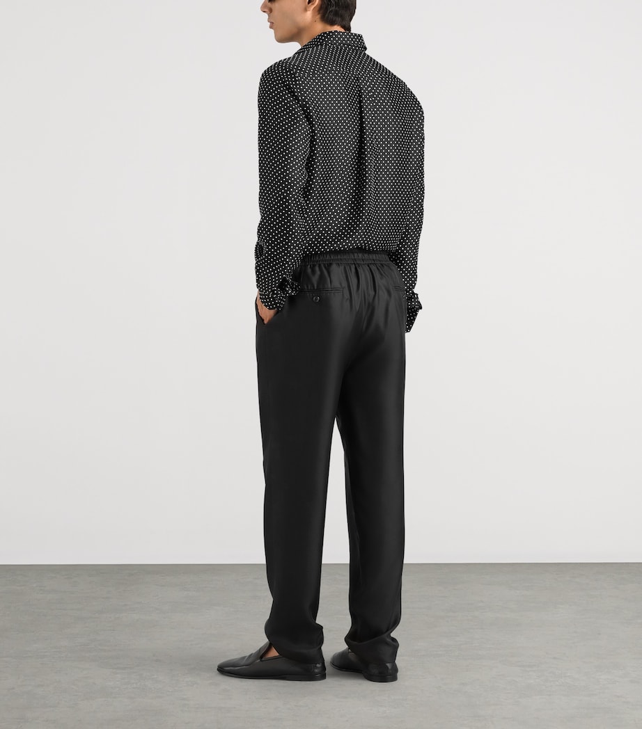 Dolce&Gabbana Mens Silk Shirt Pois Piccolo Image 3