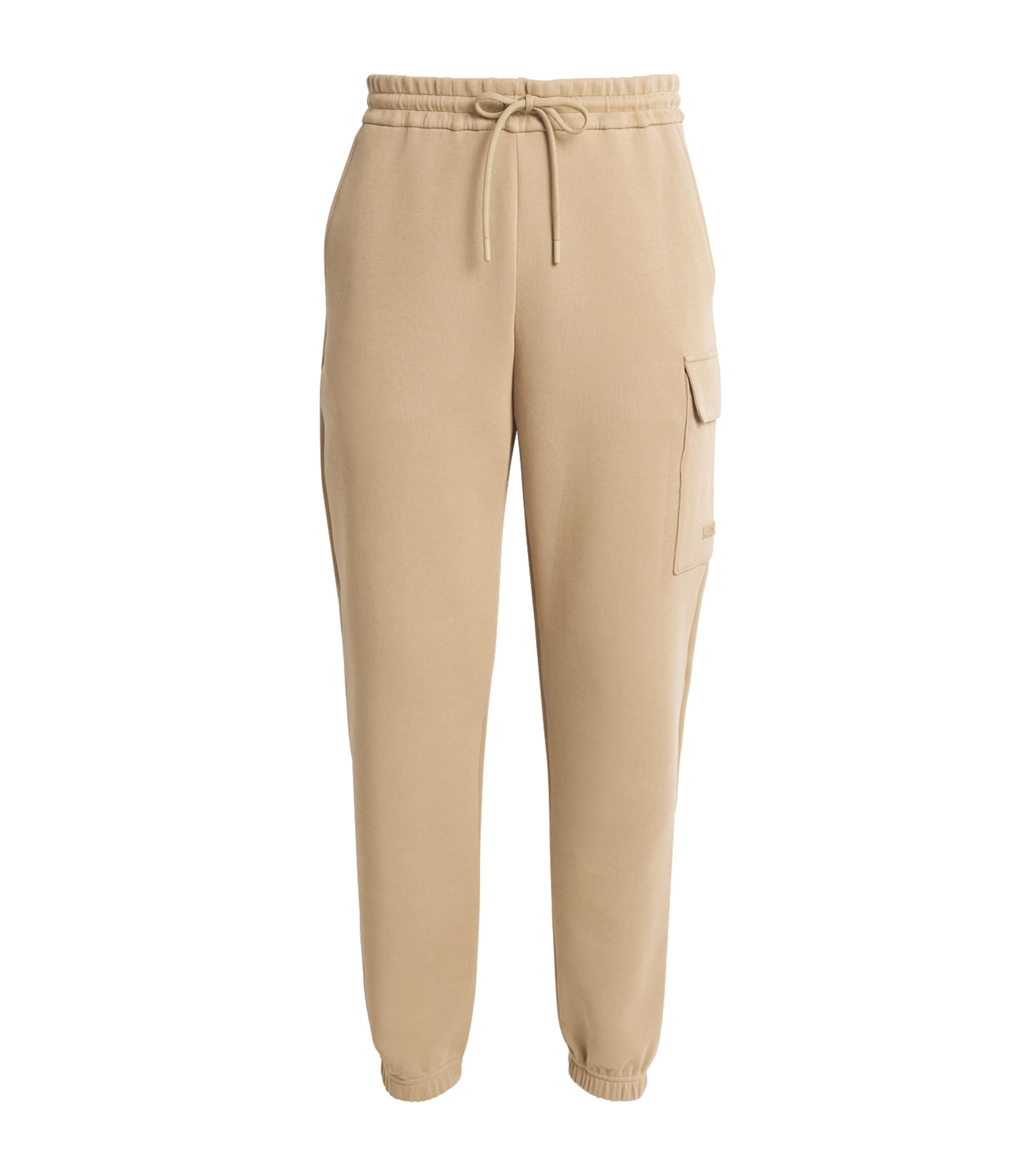 Mackage Mens Cotton-Blend Marvin Cargo Sweatpants Light Camel Image 1