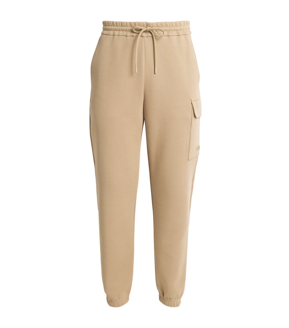 Mackage Mens Cotton-Blend Marvin Cargo Sweatpants Light Camel Image 1