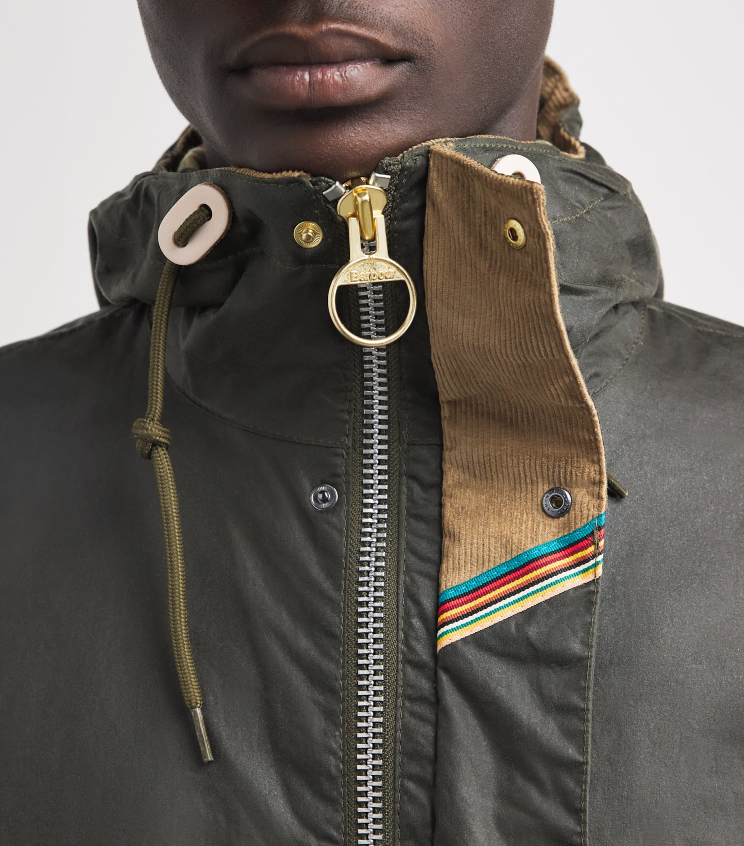 x Paul Smith Durham Waxed Jacket ARCHIVE OLIVEOL51 Image 5