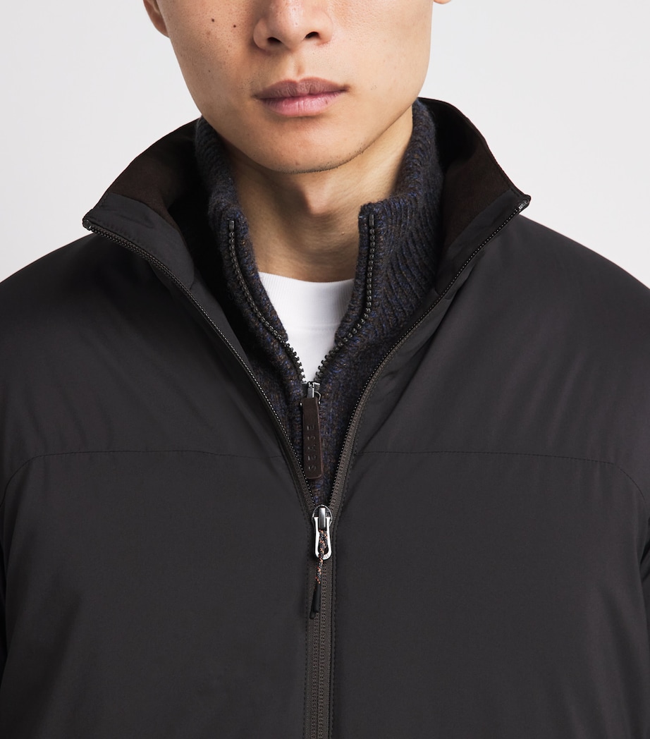 Sease Mens Padded Light Warmer Jacket 2.0 Dark Brown Image 3