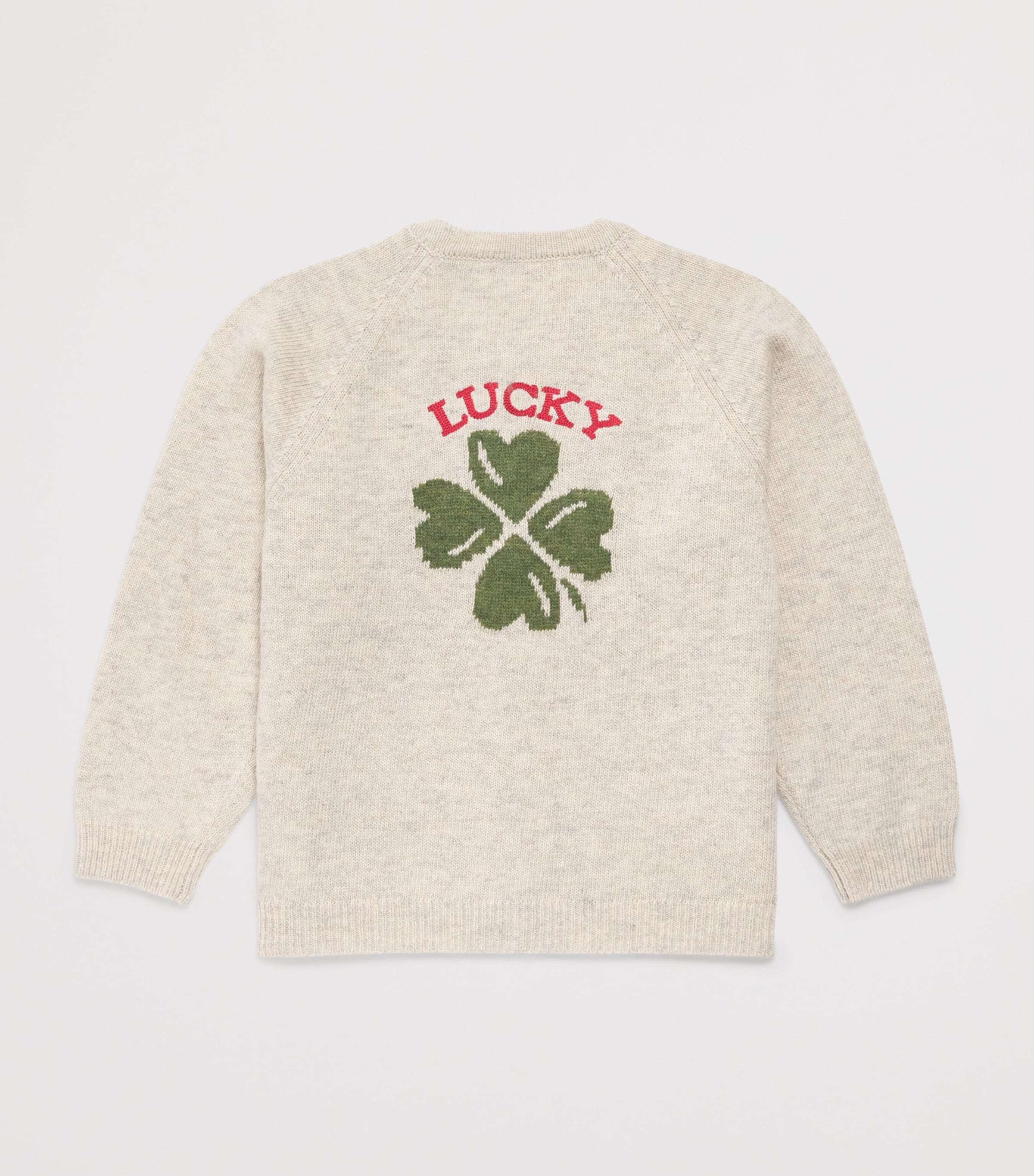 Wool-Blend Billi Cardigan (9 Months- 10 Years) OFF WHITE MELANGE Image 2