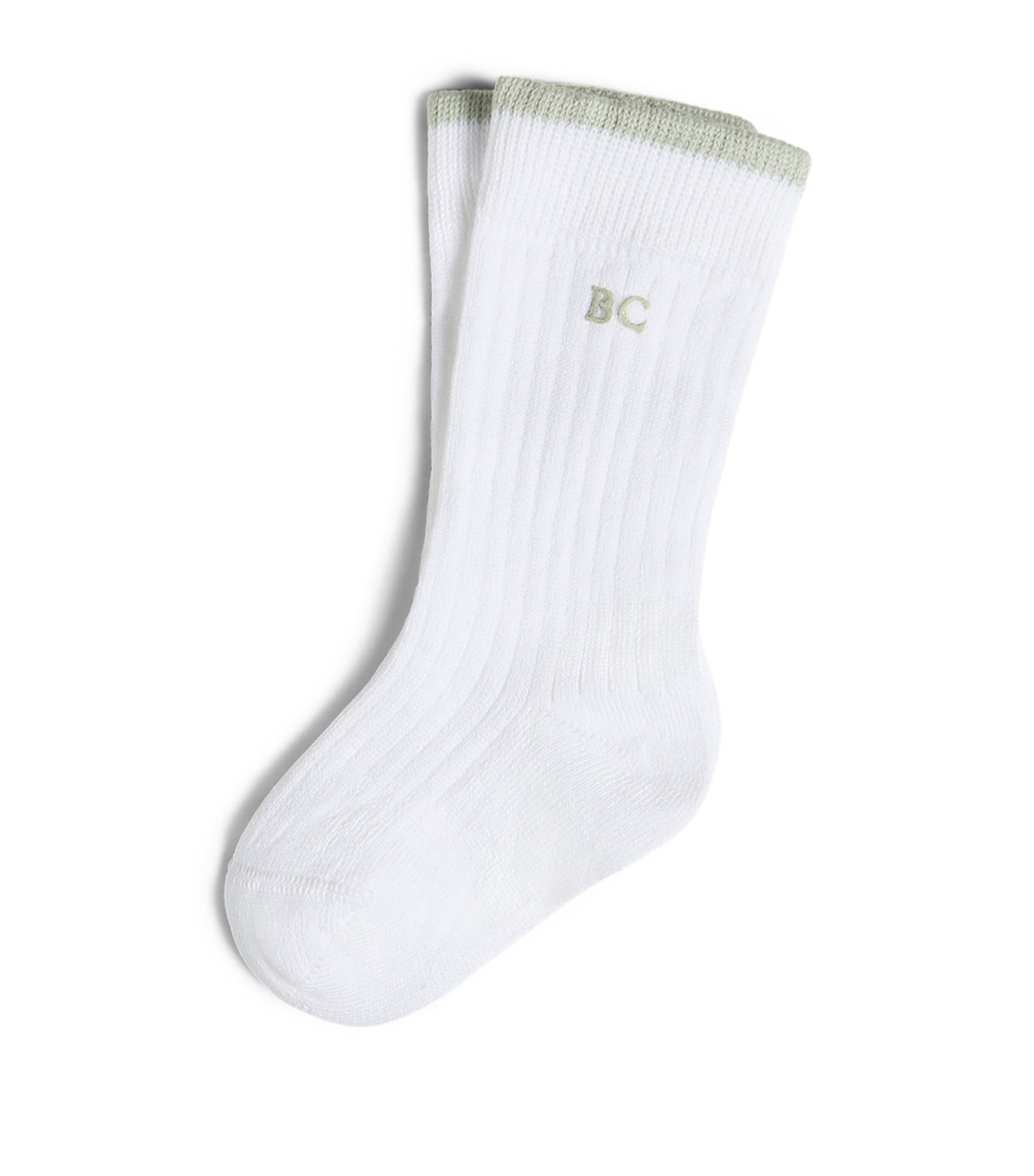 Brunello Cucinelli Kids Cotton Rib Knit Socks (6-36 Months) Image 1