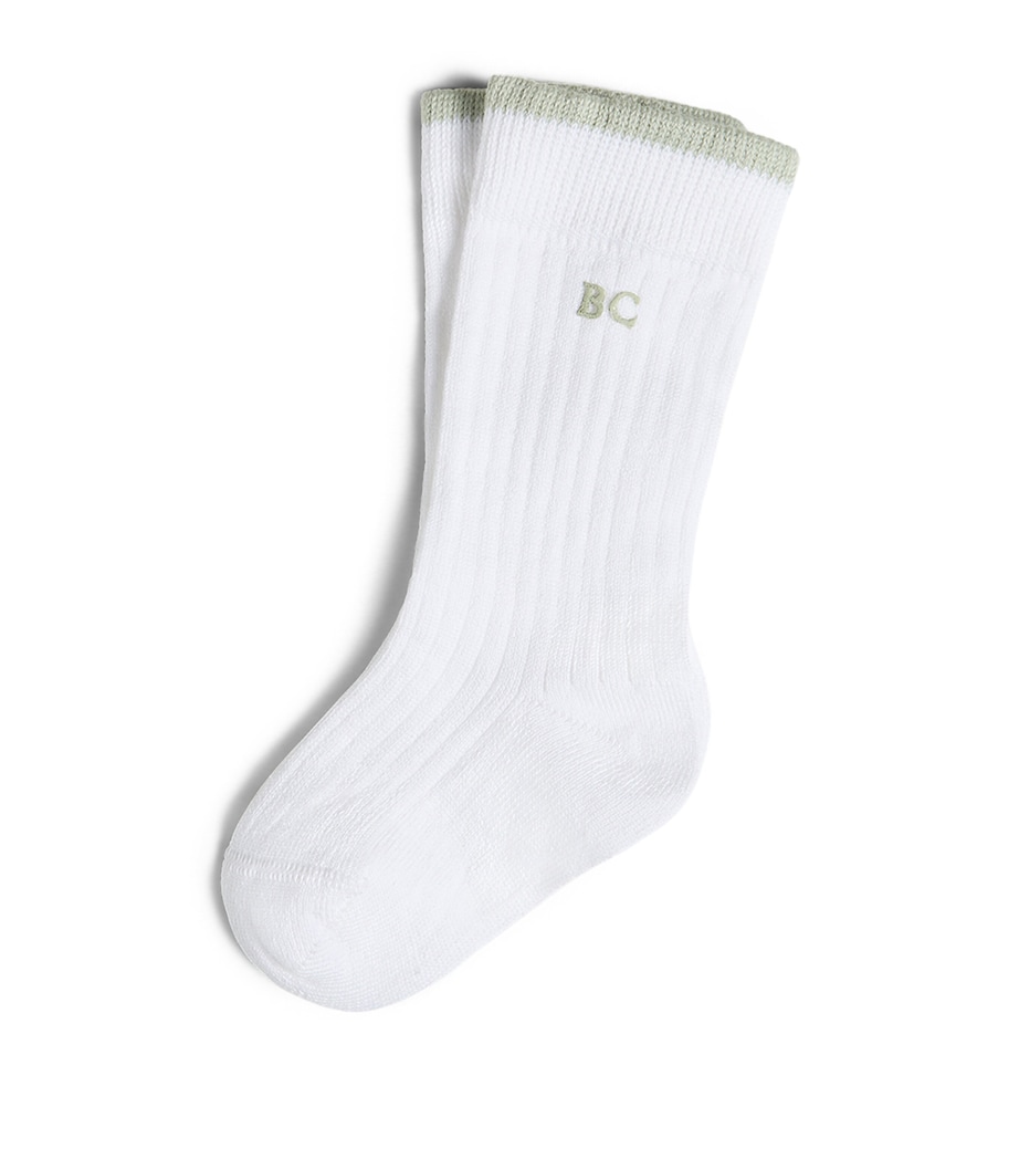 Brunello Cucinelli Kids Cotton Rib Knit Socks (6-36 Months) Image 1