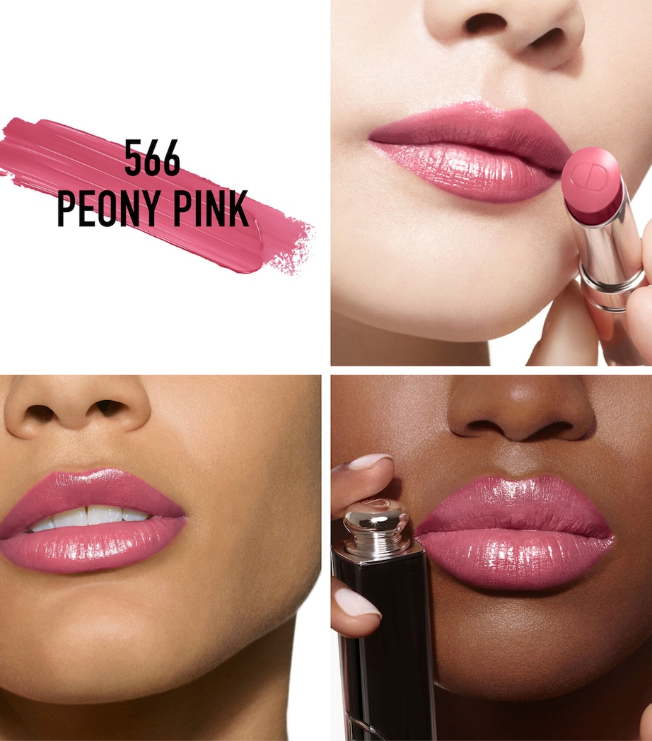 Dior Addict Shine Refillable Lipstick 566 PEONY PINK Image 2