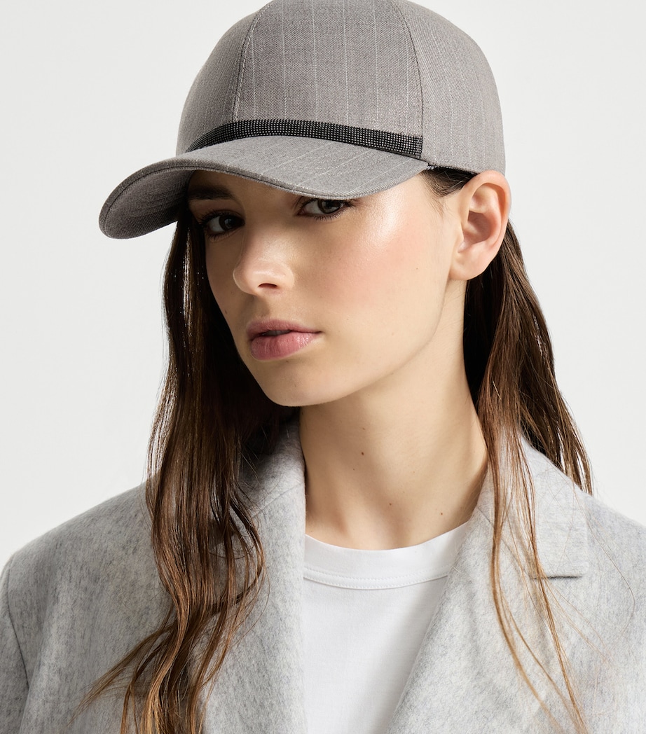 Brunello Cucinelli Wool-Blend Cap Image 2