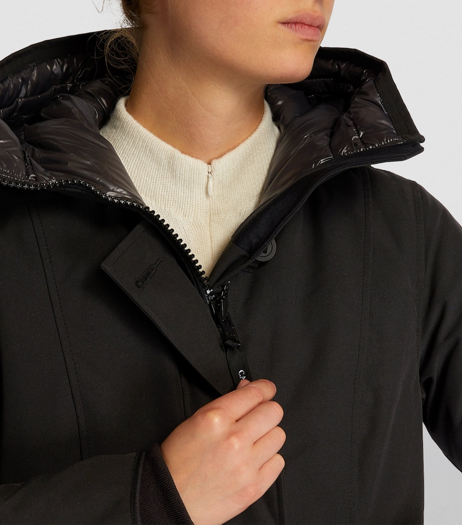 Down-Filled Rossclair Parka 61 BLACK NOIR Image 6