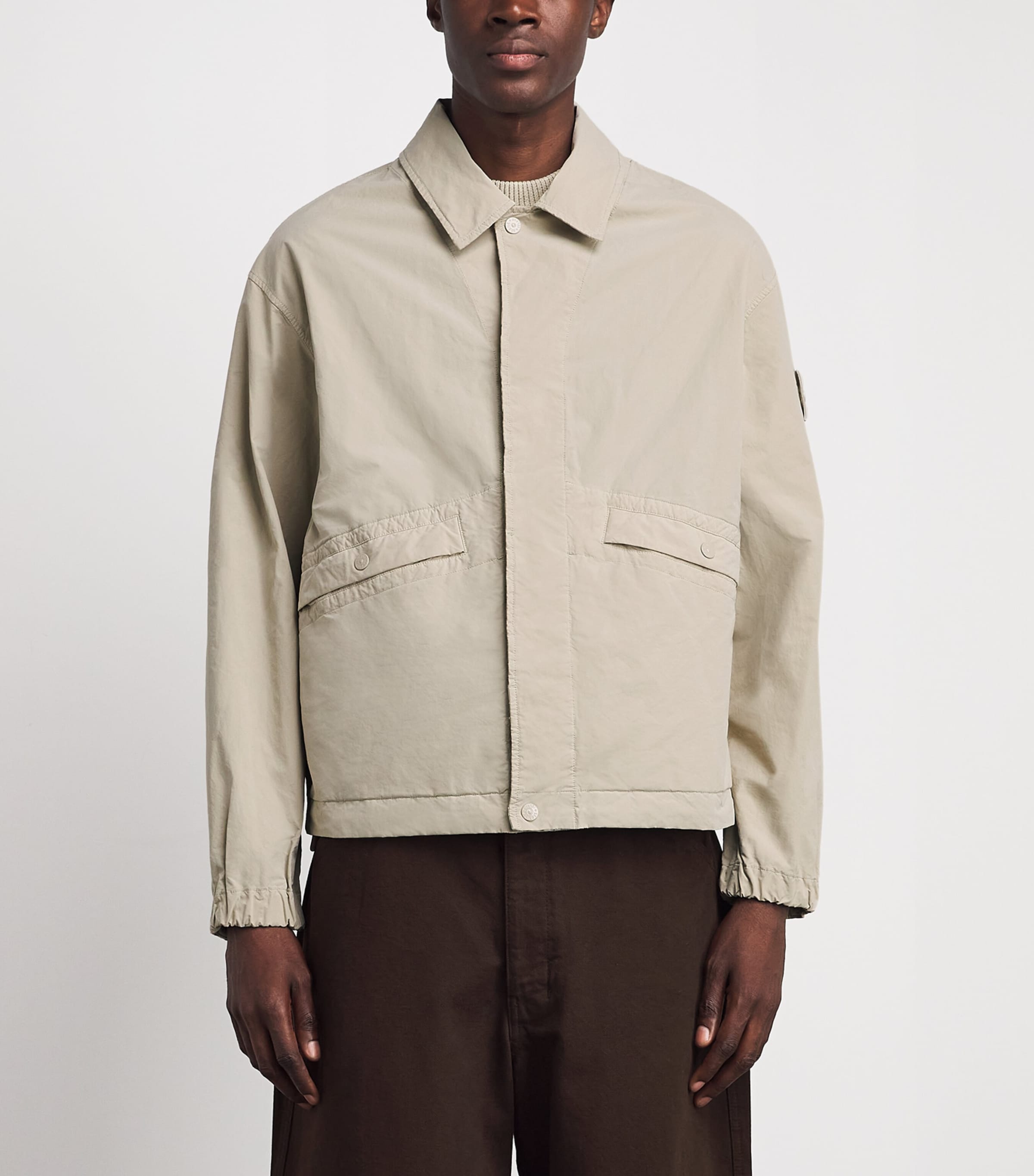 Stone Island Mens David Light-TC Ghost Coach Jacket Image 4